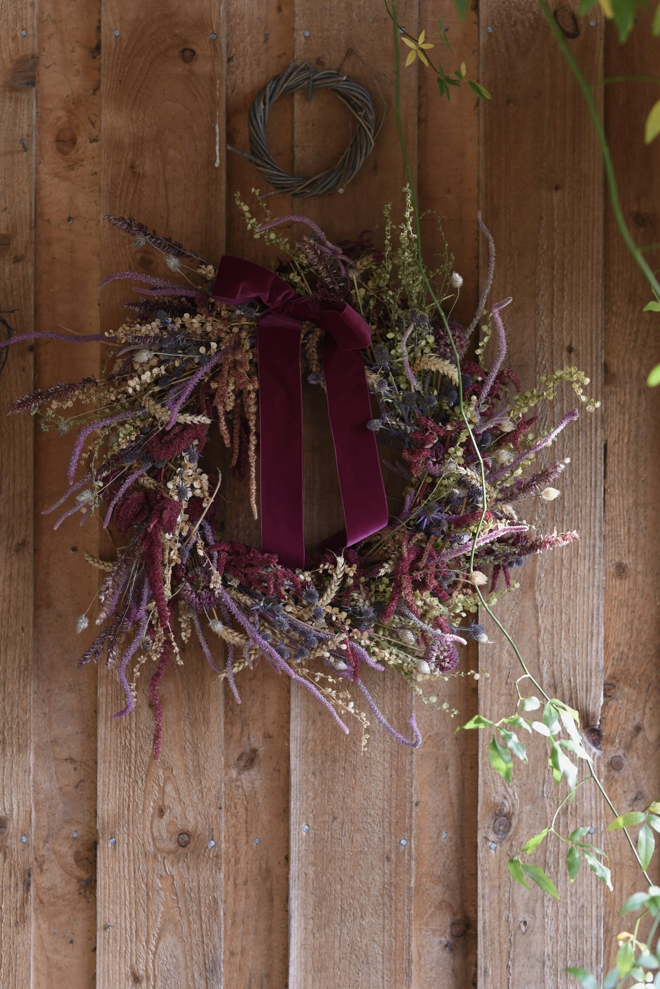 Dried wreath