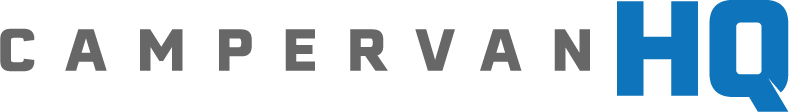 Text reading 'CAMPERVAN HQ' with a black background.