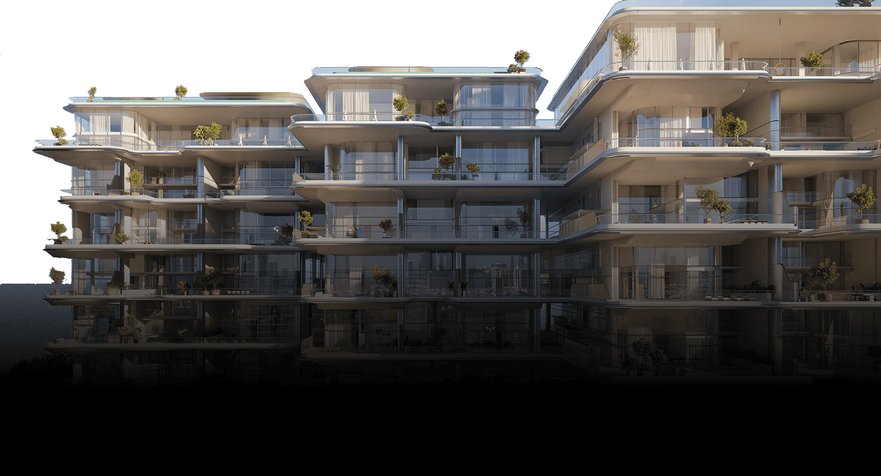 Progettazione e restyling Hotel: facciata d'albergo moderna con ampi terrazzi e vegetazione integrata