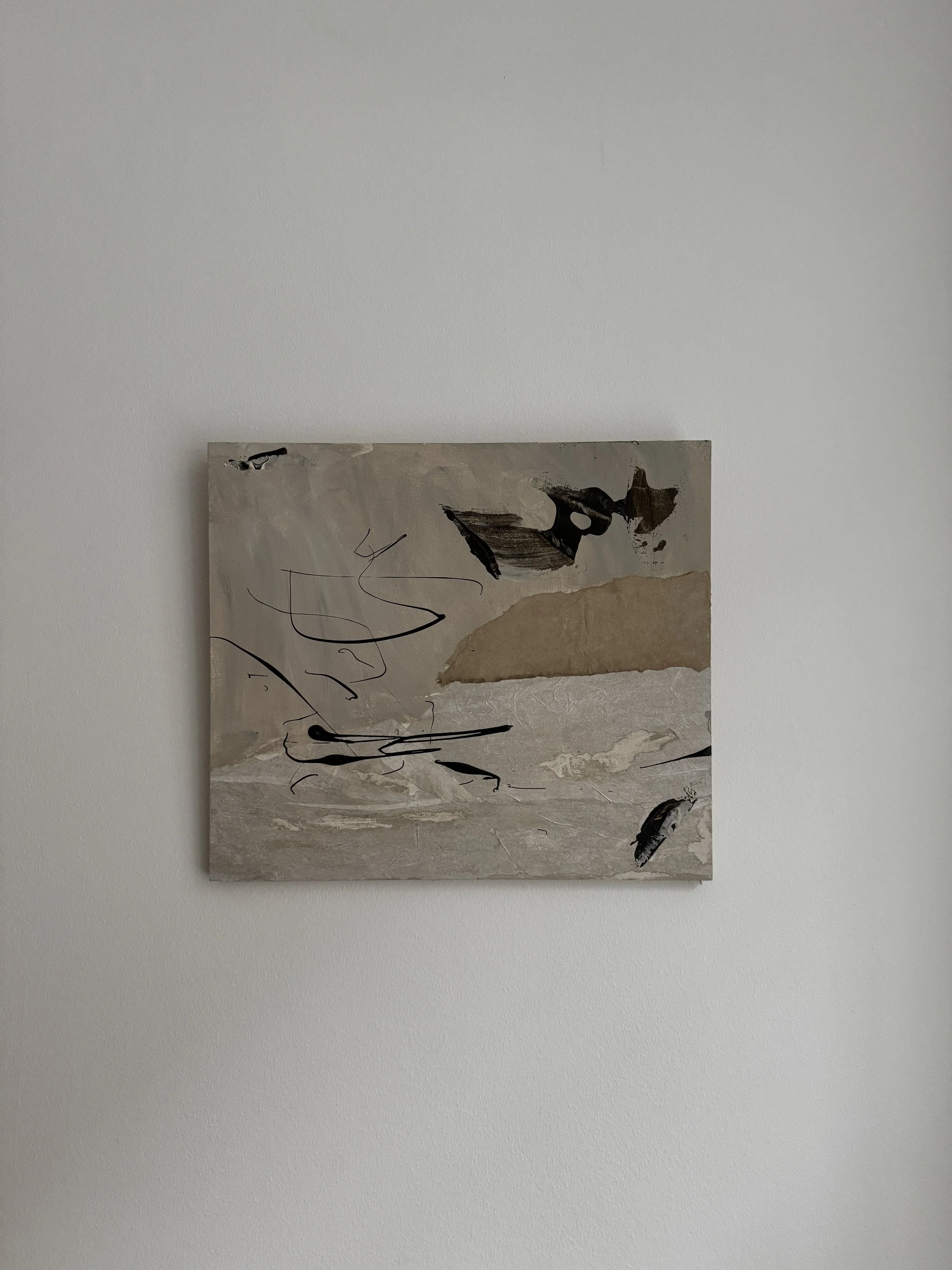 VISION • Acrylic on reclaimed plywood • 35x40cm • Price TBD • Available (Contact for purchase) • Price incl VAT ex shipping and insurance • Framing available