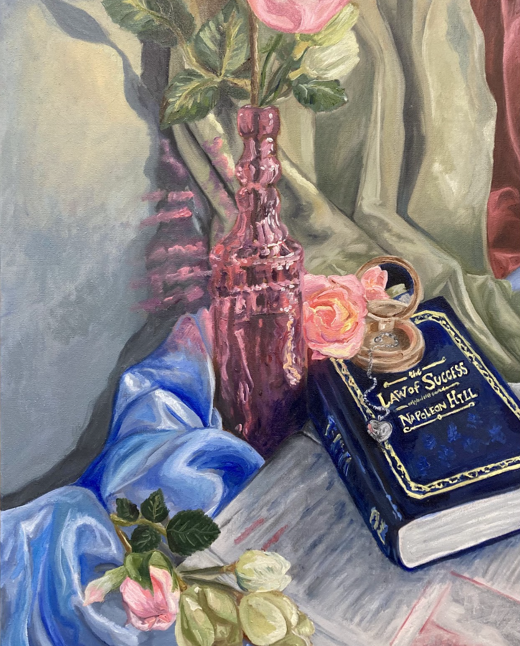 Laws of Attraction, oil on canvas, 16x20, 2024