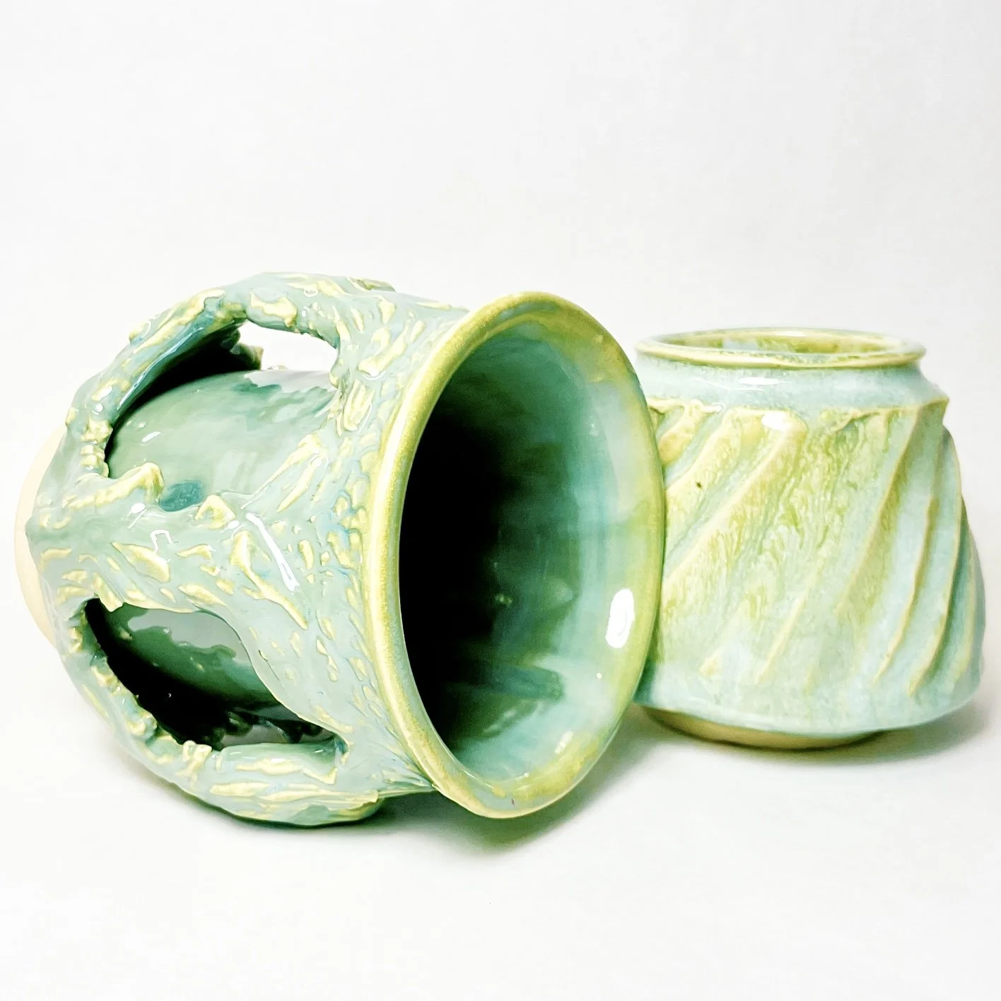 Nantucket Teal Cups, Summer 2025