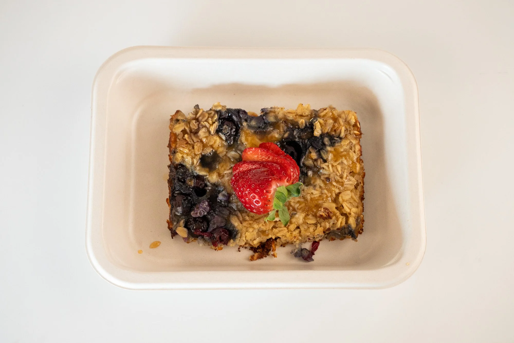 Blueberry Protein Oatmeal Bake — Dairy-Free Prep