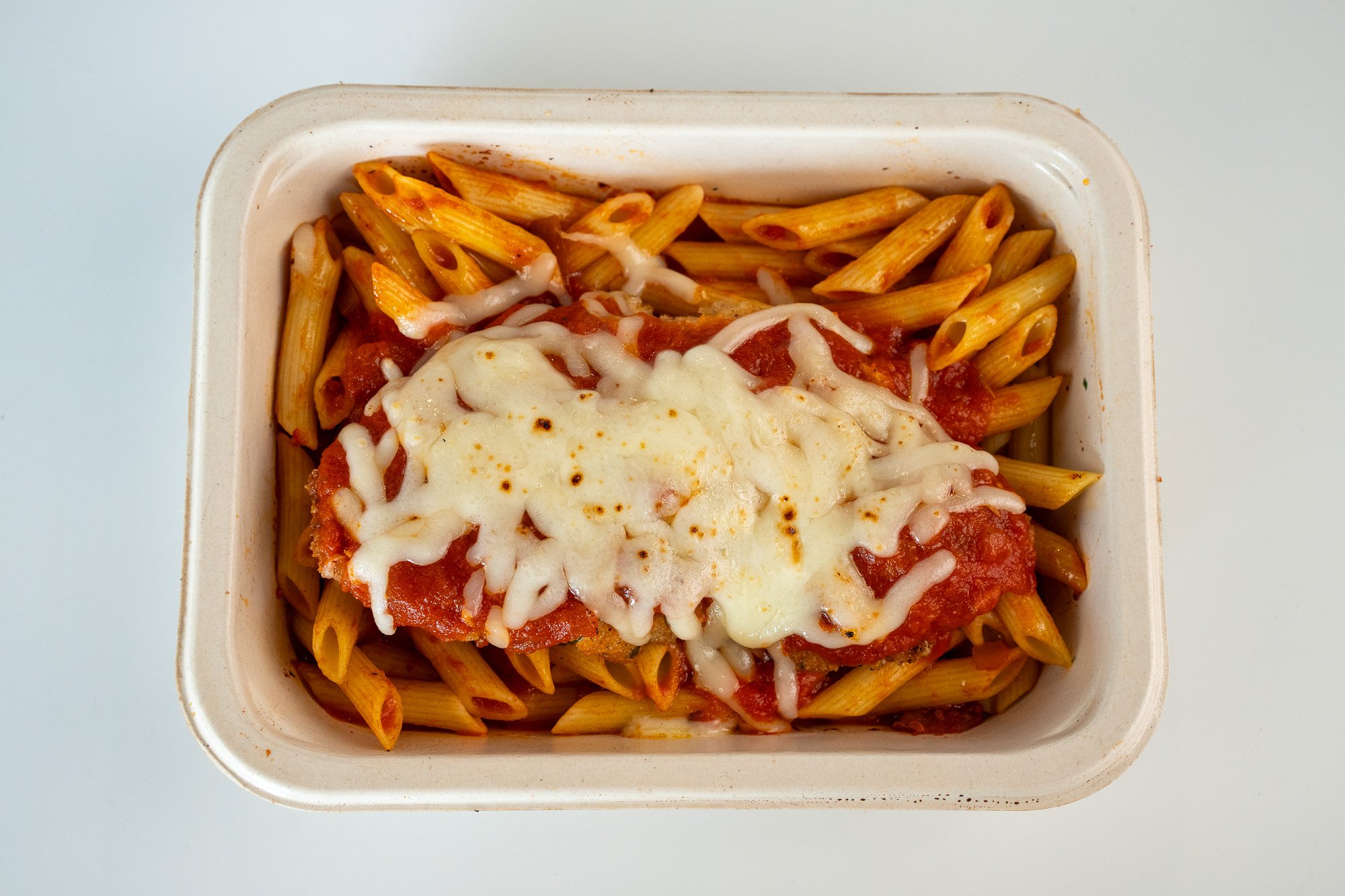 Chicken Parmesan with Penne