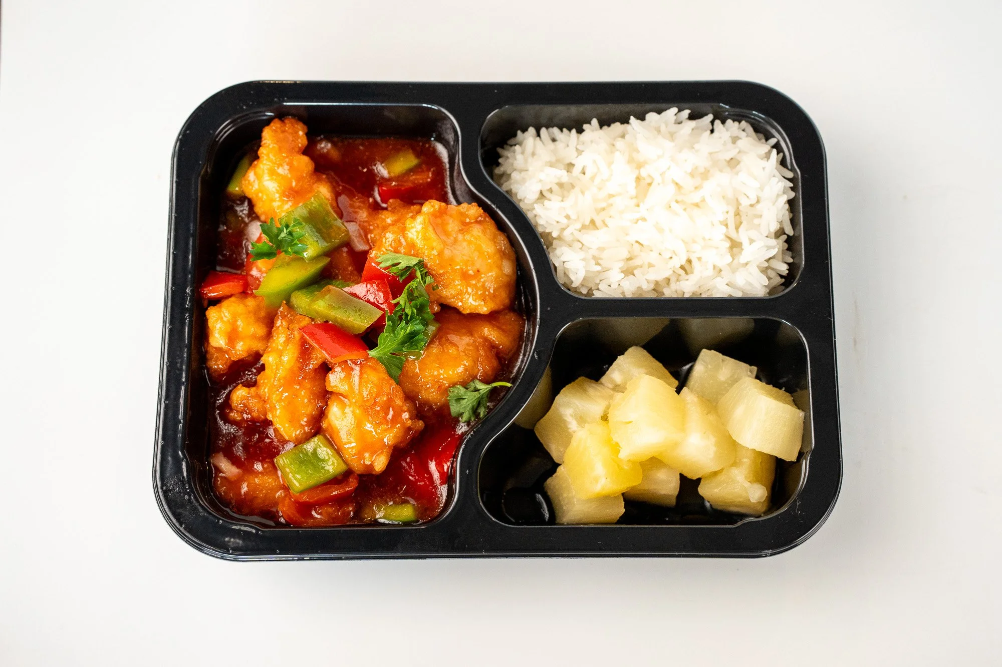 Sweet & Sour Chicken with White Rice