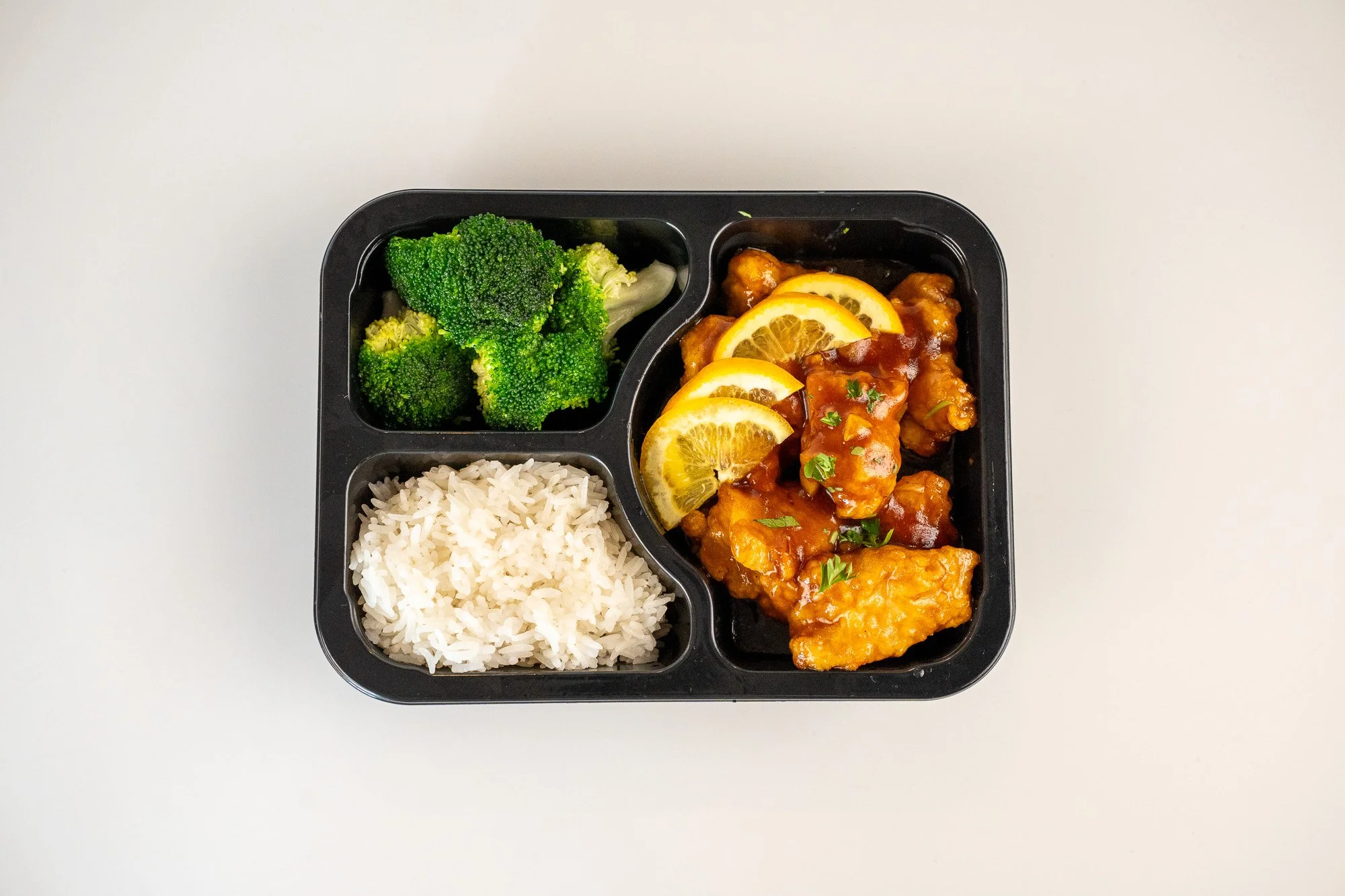 Orange Chicken & Broccoli with Jasmine Rice