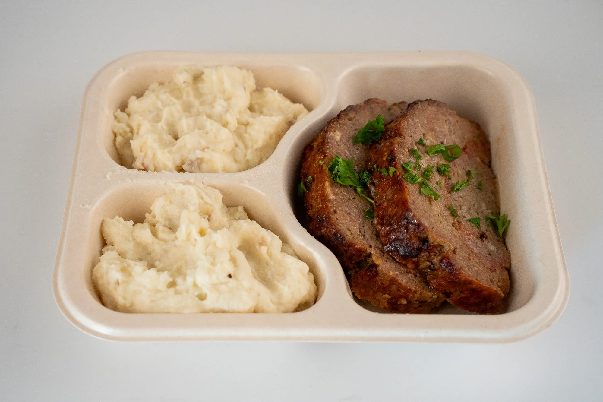 Meatloaf with Mashed Potatoes