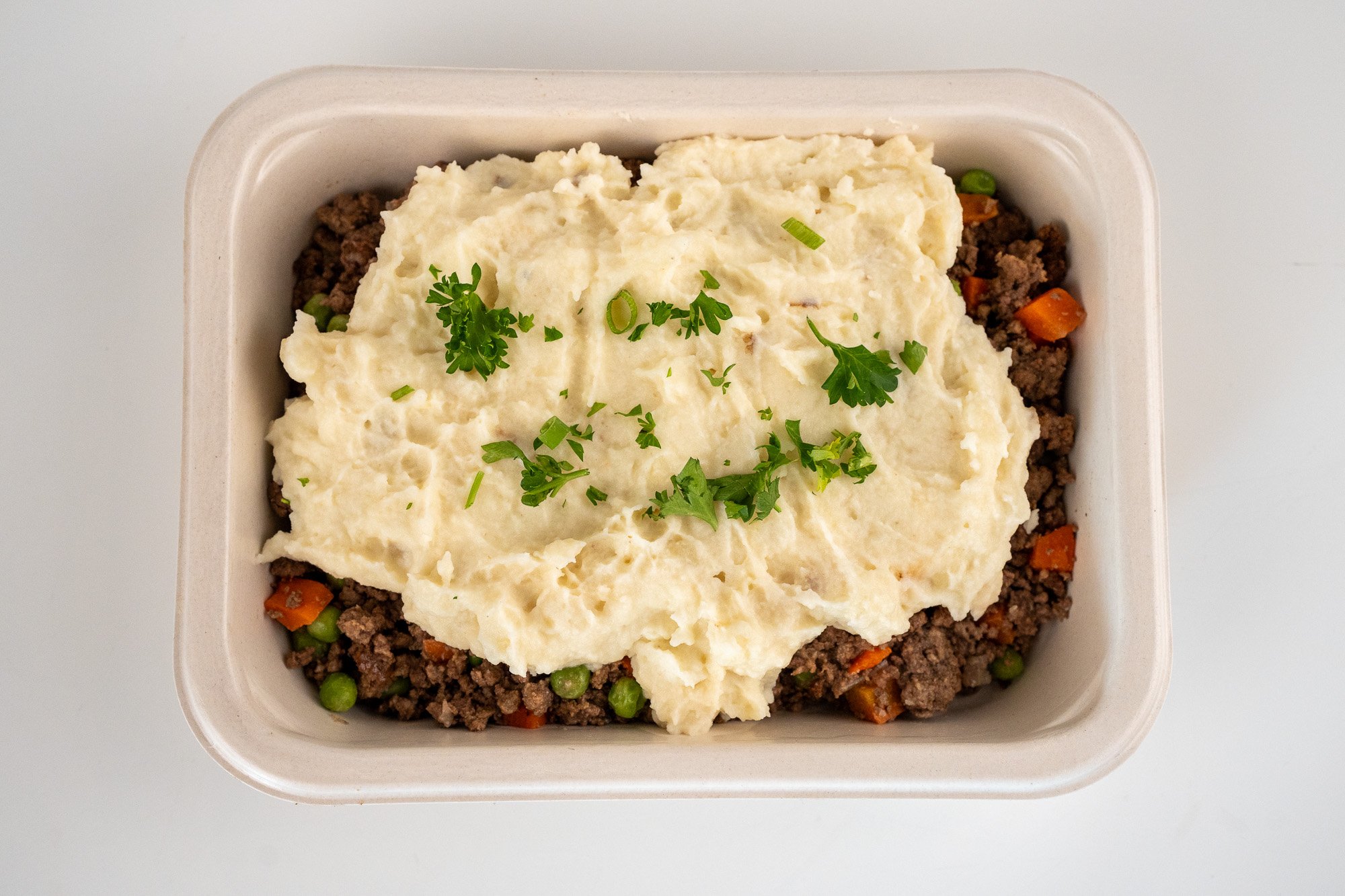 Shepherd’s Pie with Ground Beef & Roasted Vegetables