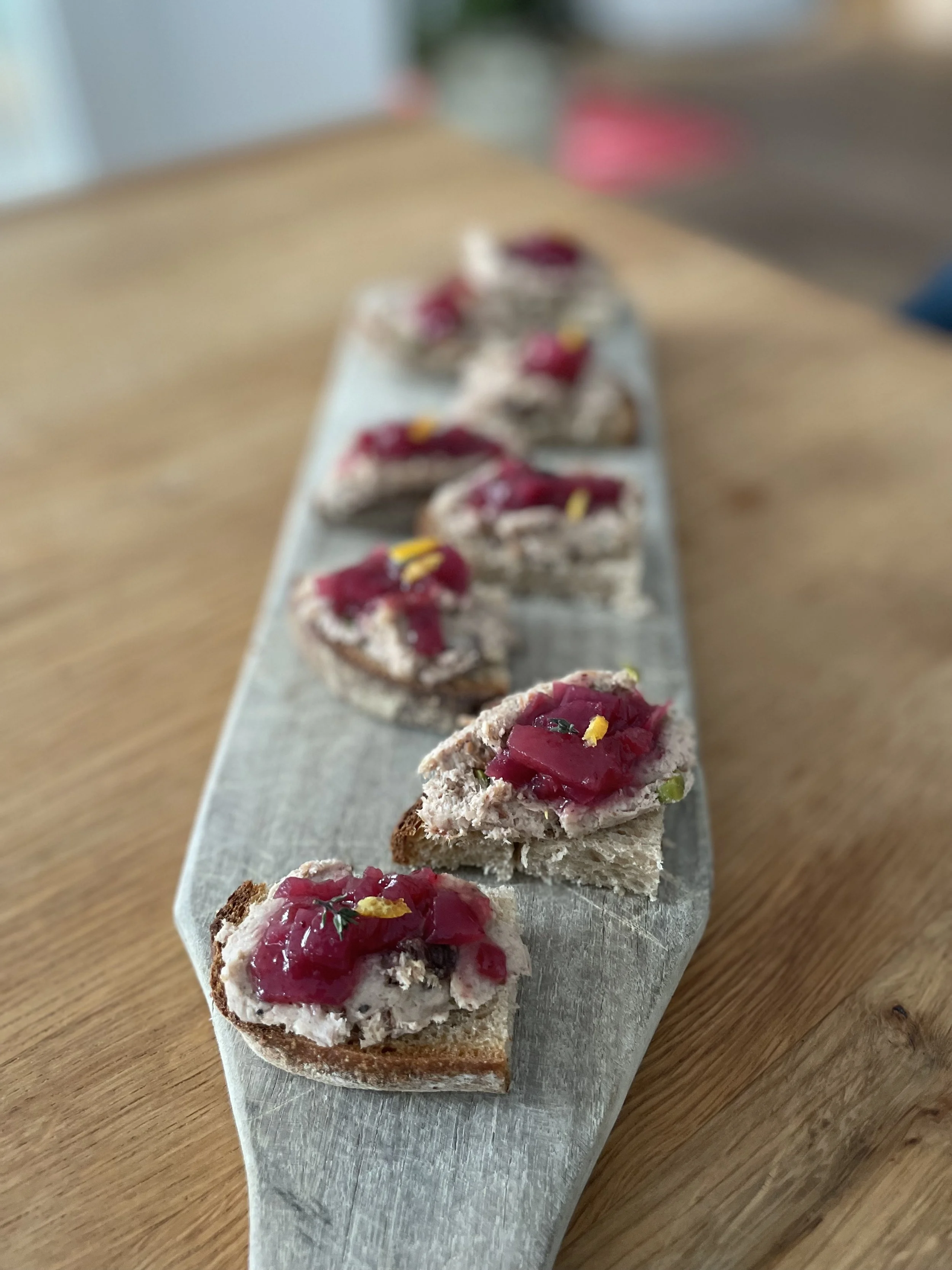 Wildterrine mit Chutney