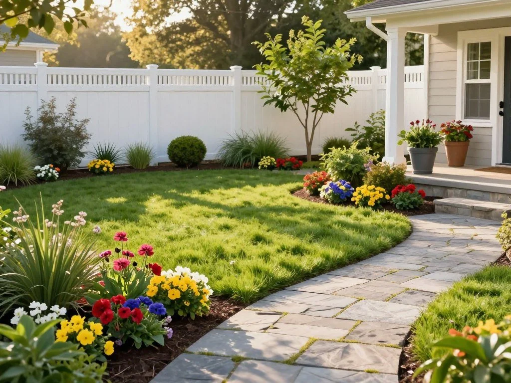 low maintenance front yard landscaping