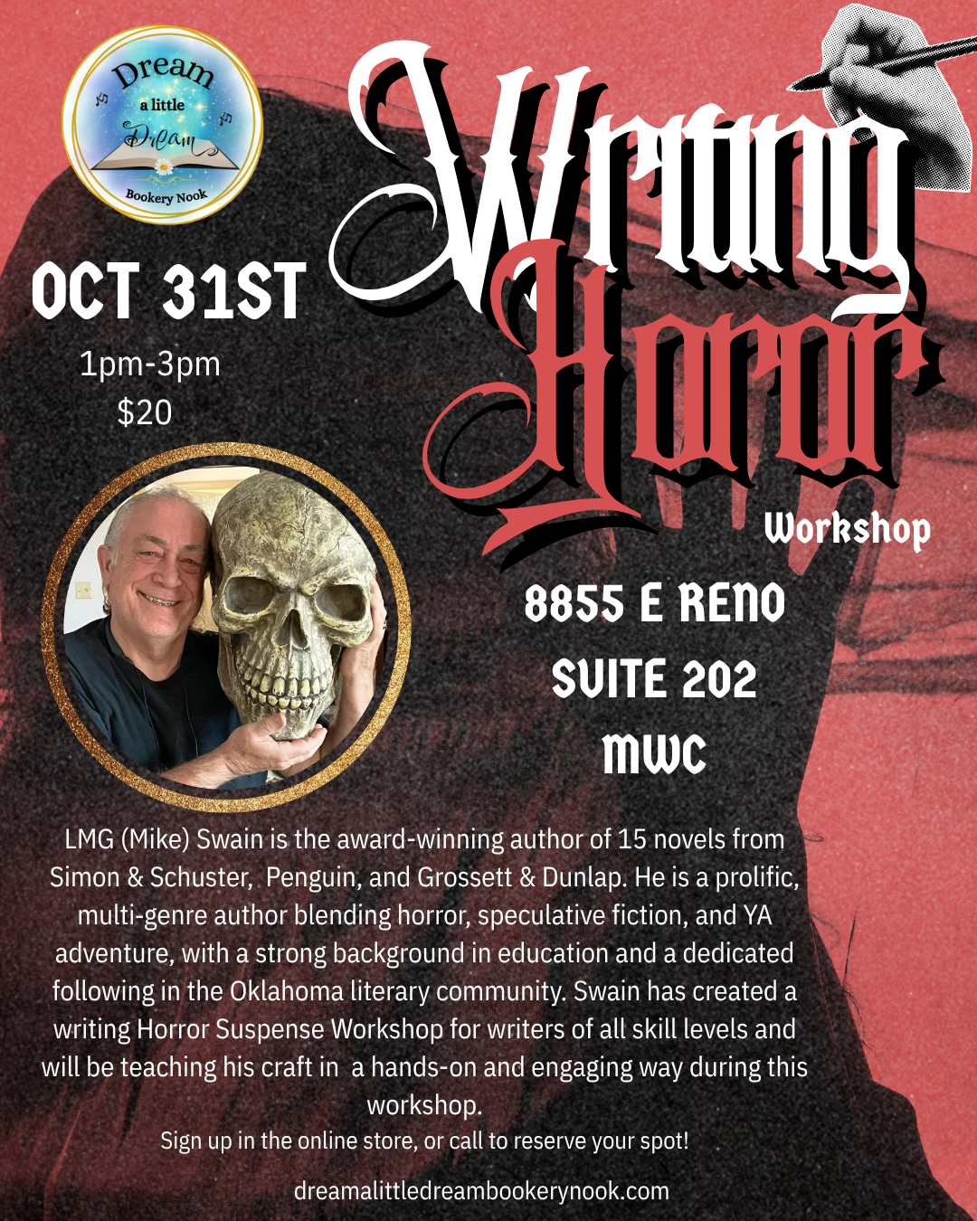 Writing Horror & Suspense Writing Workshop