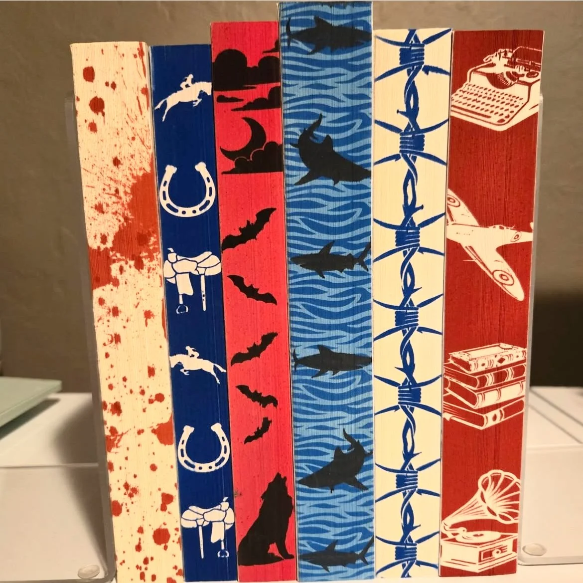 Sprayed Book Edge Art Class