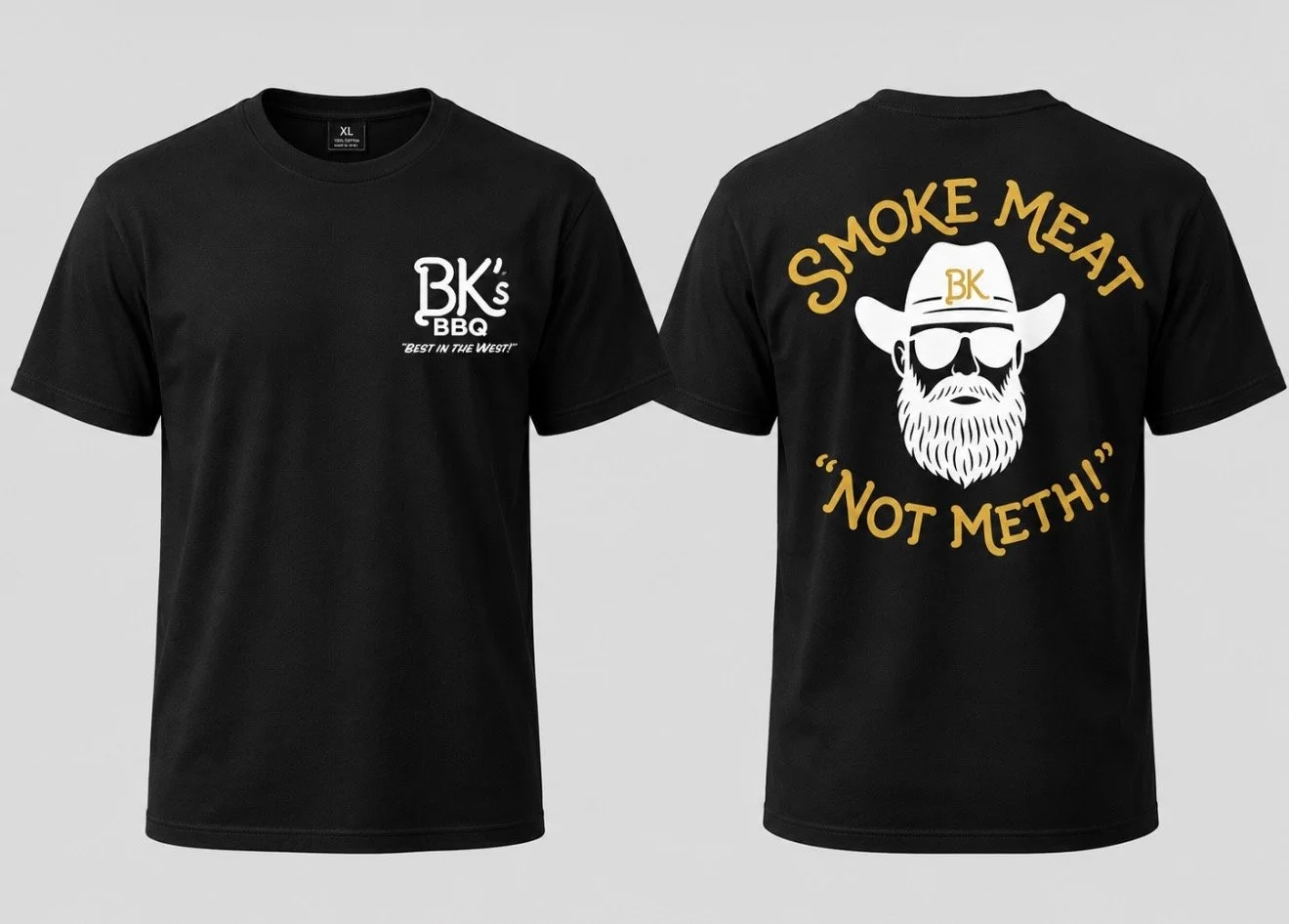 Smoke Meat Not Meth - Black.jpeg