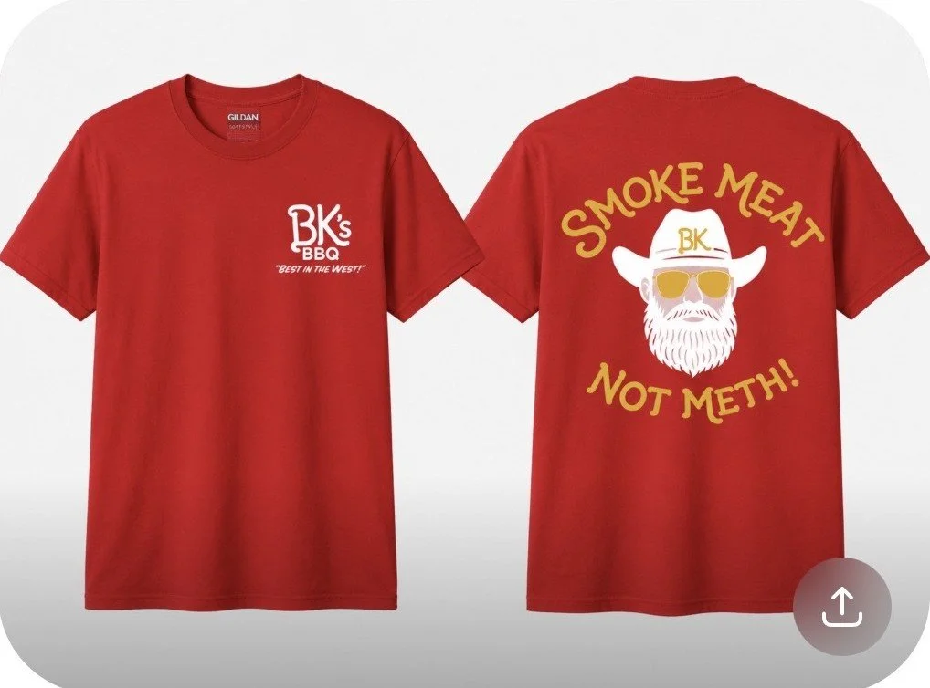 Smoke Meat Not Meth - Red.jpeg