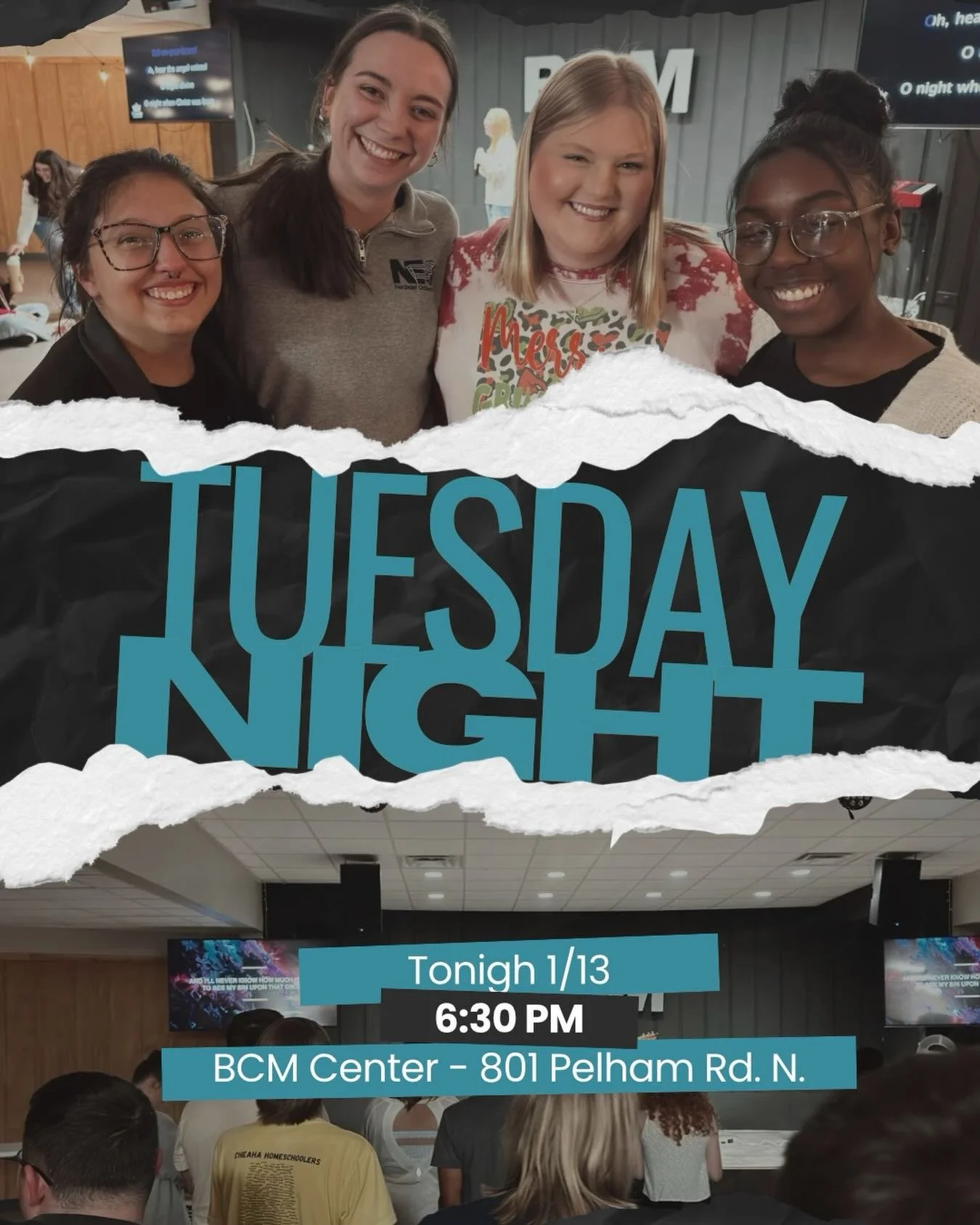 Welcome back! Our first Tuesday Night Worship back! Join us for pizza at 6:30 pm and then we get started at 7 pm!