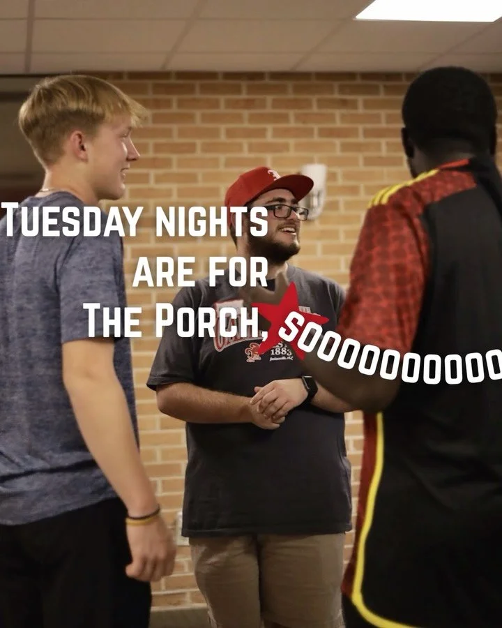 See you at The Porch TONIGHT!!

We&rsquo;re excited for another night full of worship, community, and time in God&rsquo;s word! 

⏱️ 7:00
📍801 Pelham Rd N

#jaxstate #theporch #bcm #worship #community
