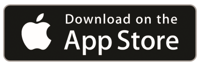 Apple logo with the text 'Download on the App Store' on a black background.