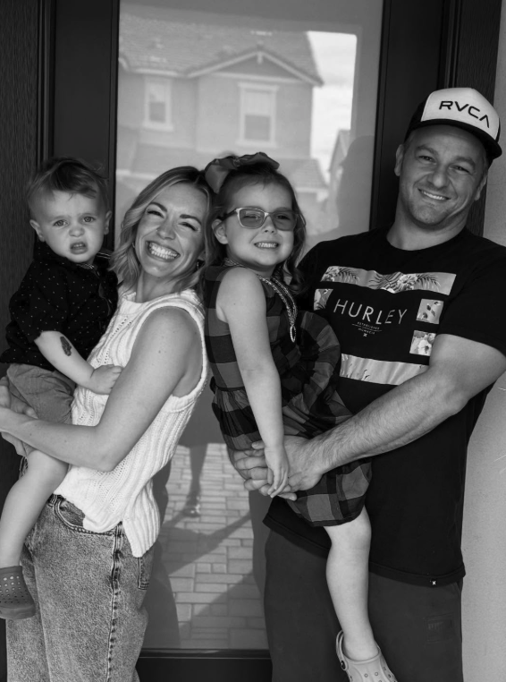 Family photo of Kirsten Johnson and her family, founder of Reverie Creative Agency in Arizona.