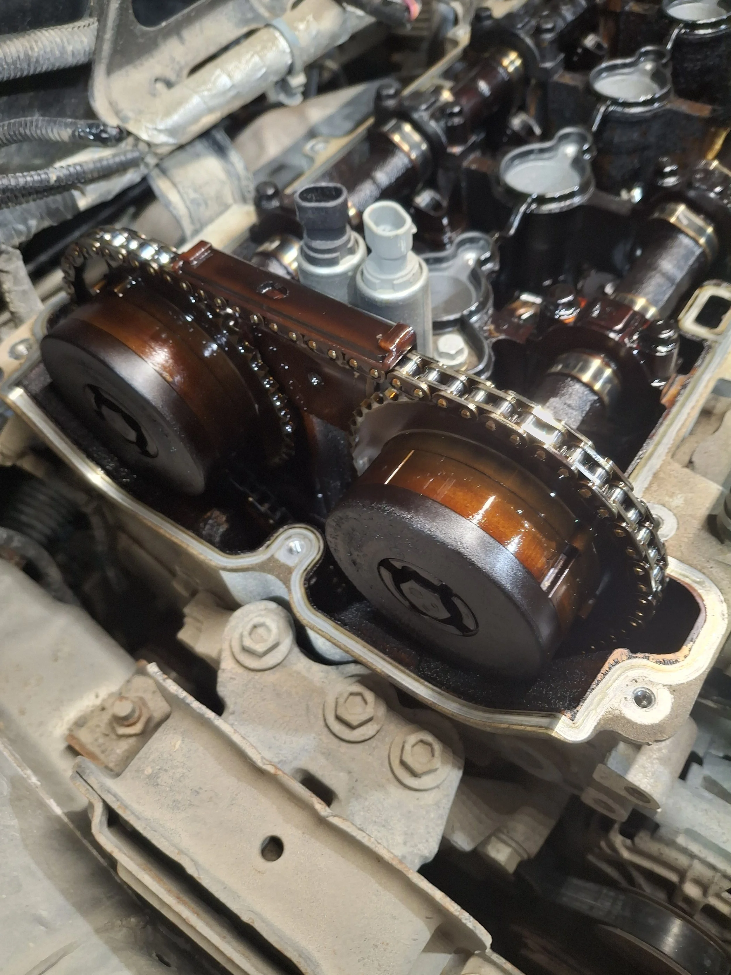 Gm 2.4 Ecotec timing chain and cylinder head replacement