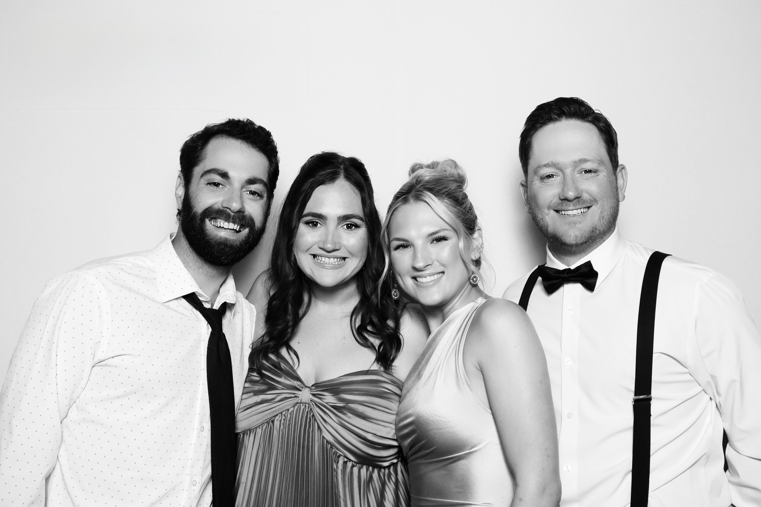 Black and White Glam Wedding Photo Booth