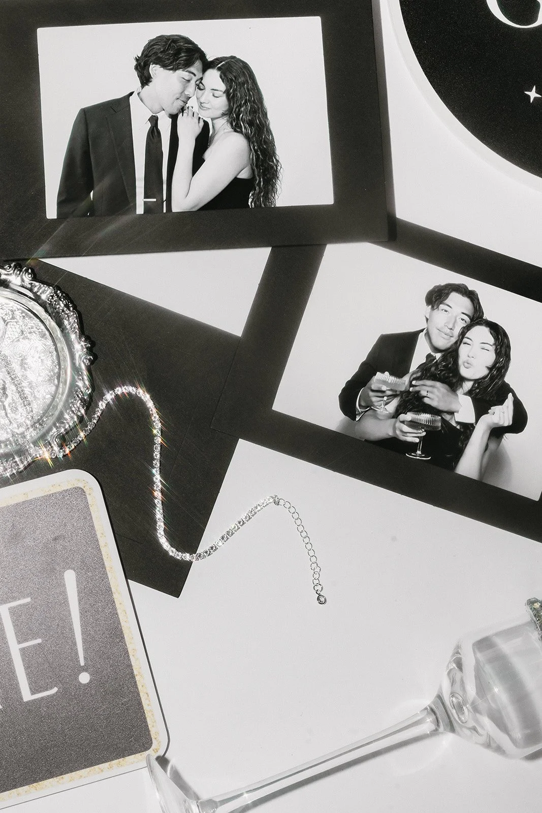 Glam photos for weddings in DFW.