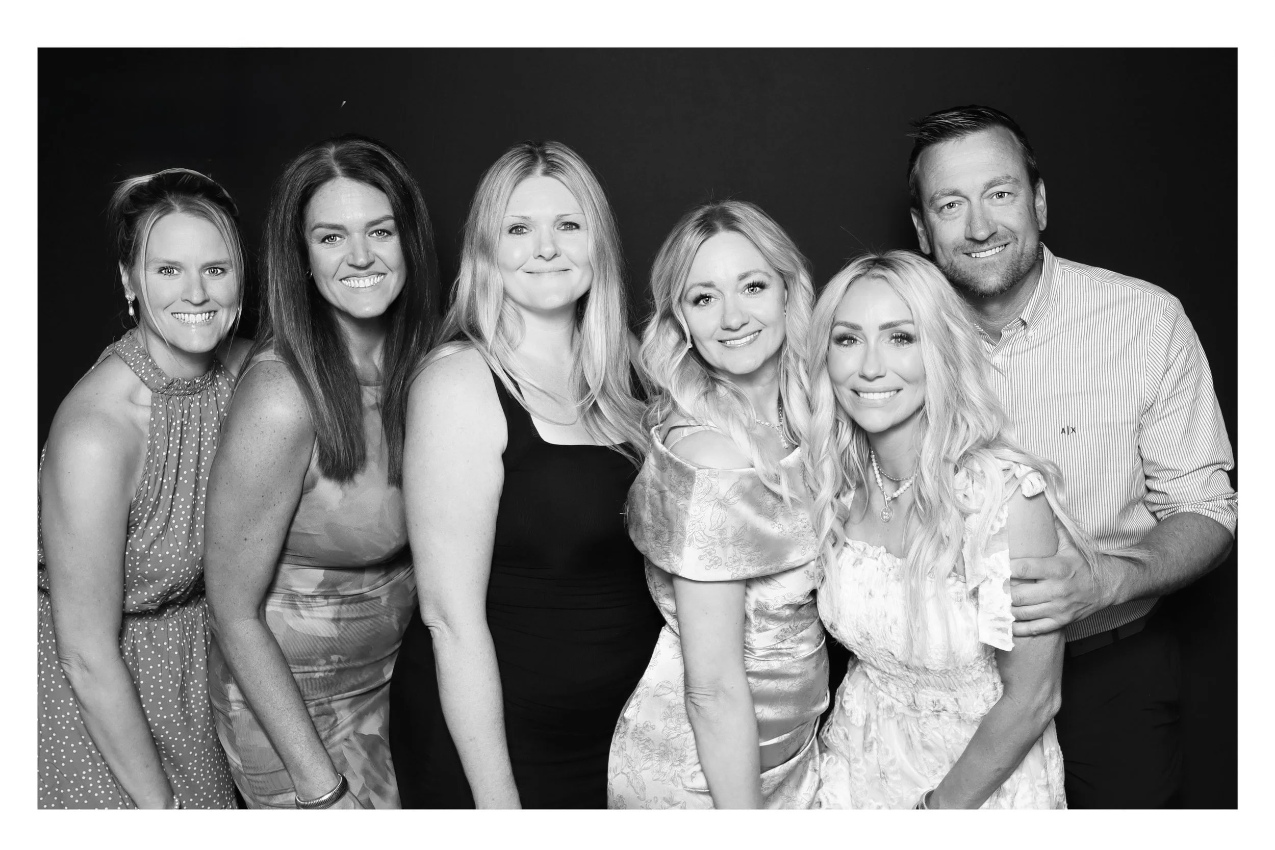 Black and White Glam Photo Booth Fort Worth