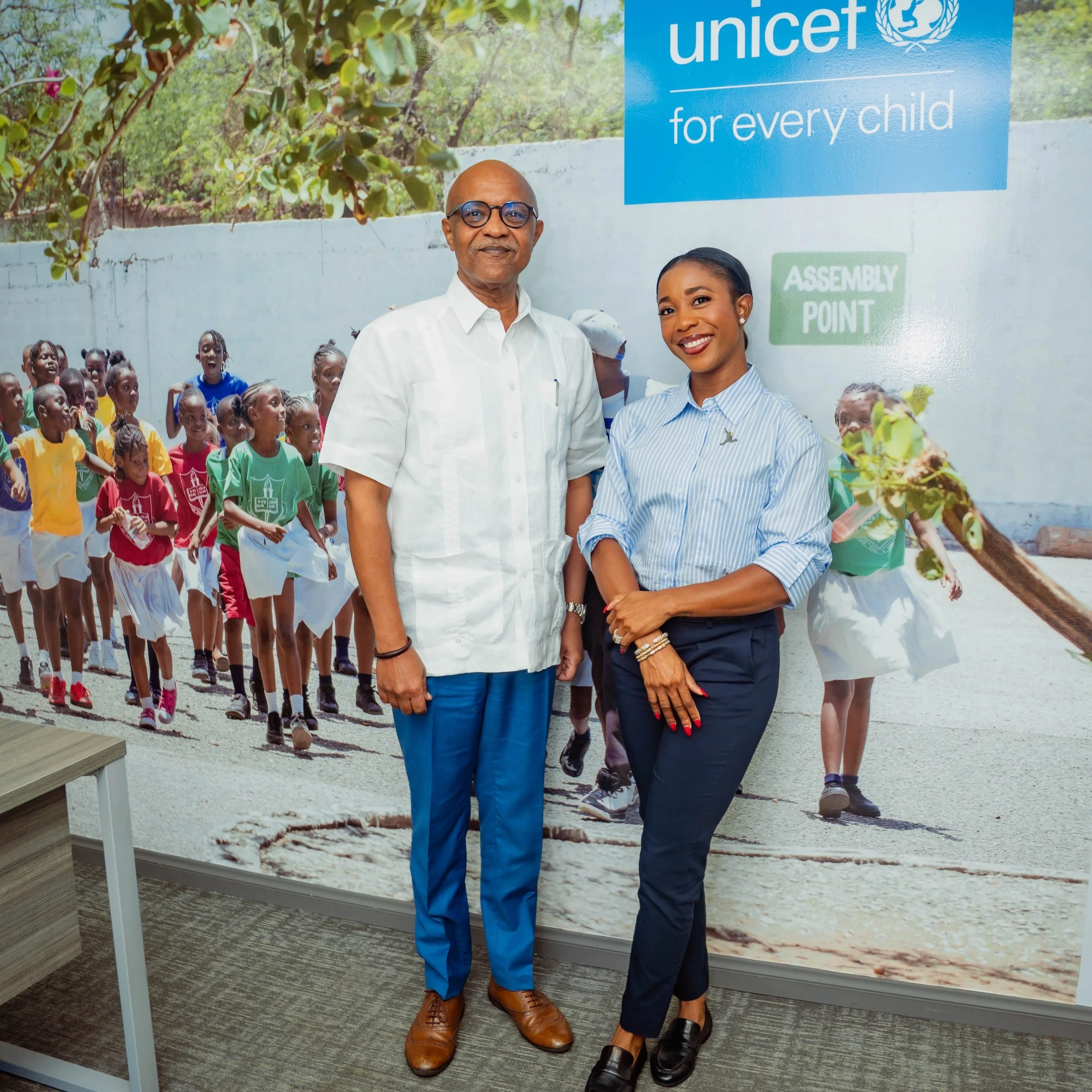 It was a pleasure welcoming Mr. Osama Khogali, the new UNICEF Representative for Jamaica and the Caribbean to Kingston. 

I&rsquo;ve had the privilege of serving as a UNICEF Jamaica Goodwill Ambassador since 2010, and one thing that has never changed