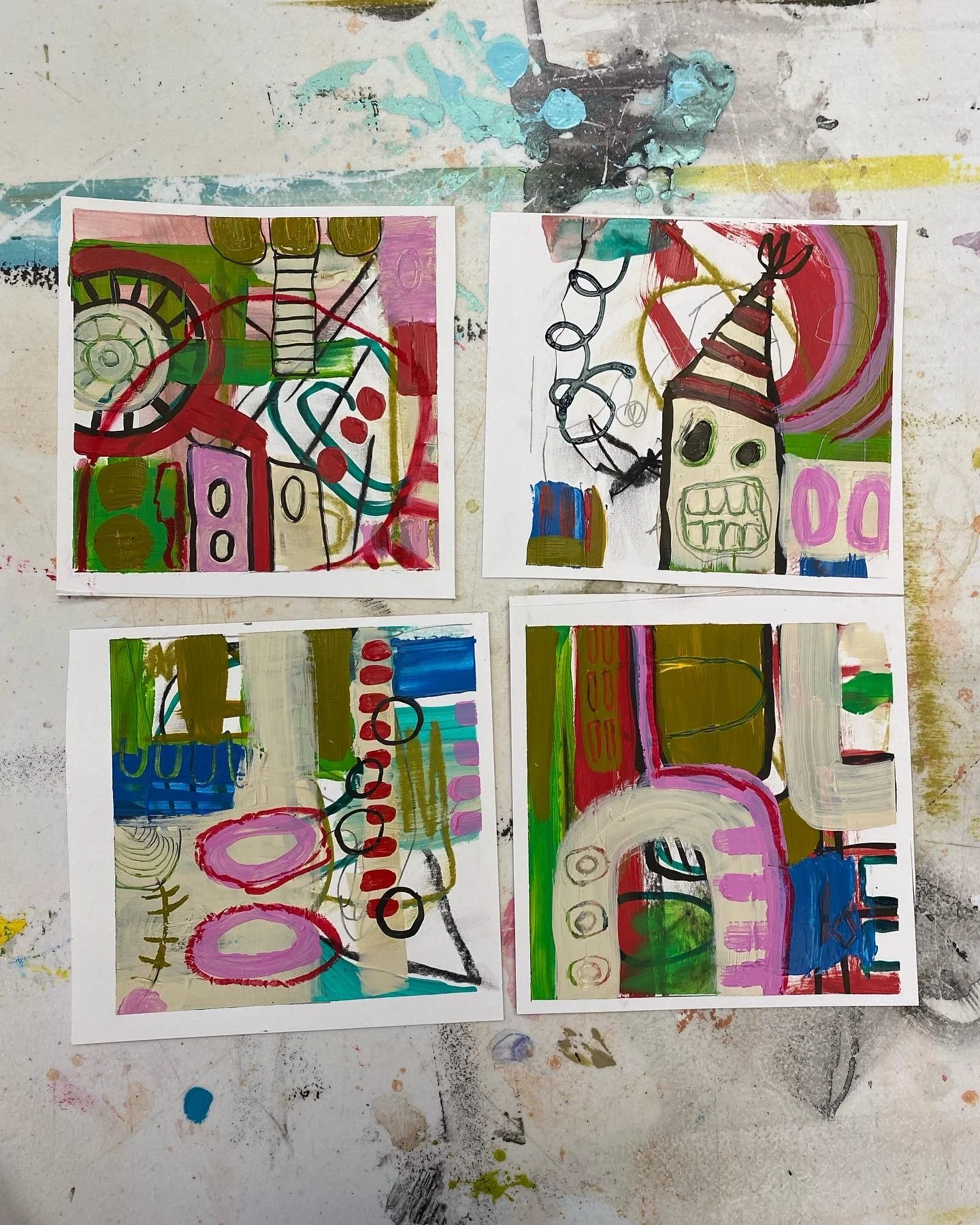 Abstract Painting Workshop Gift Card