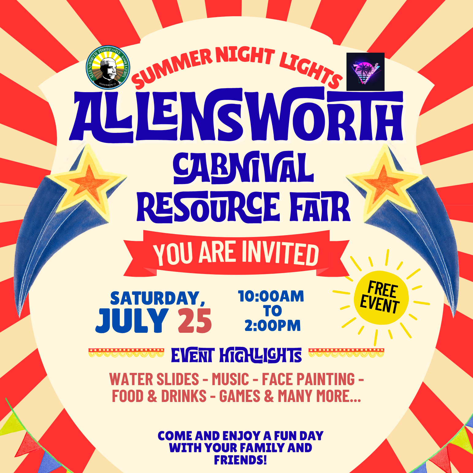 Summer Night Lights! APA Carnival Resources Fair