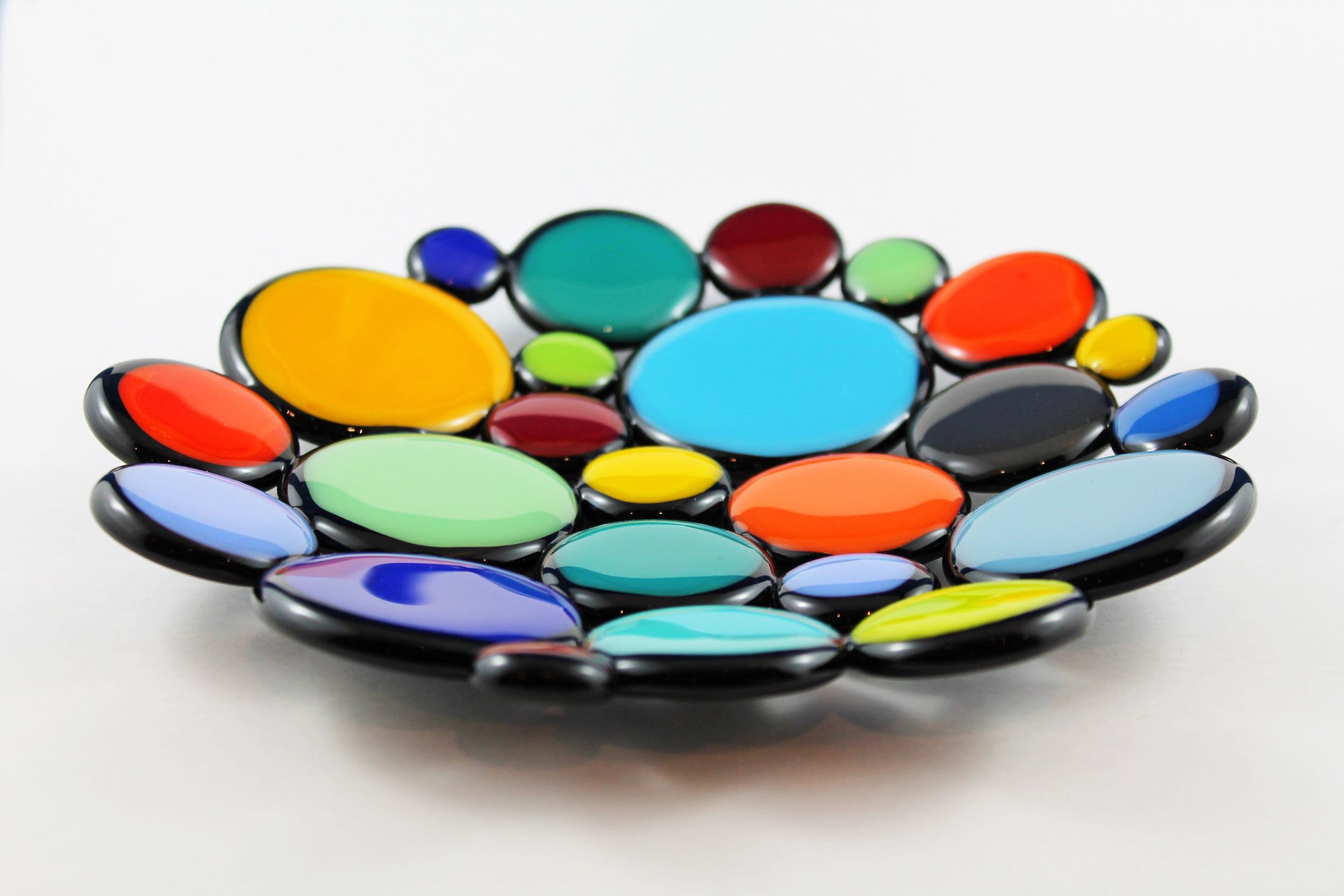 In the studio... Glass reimagined into functional art creations