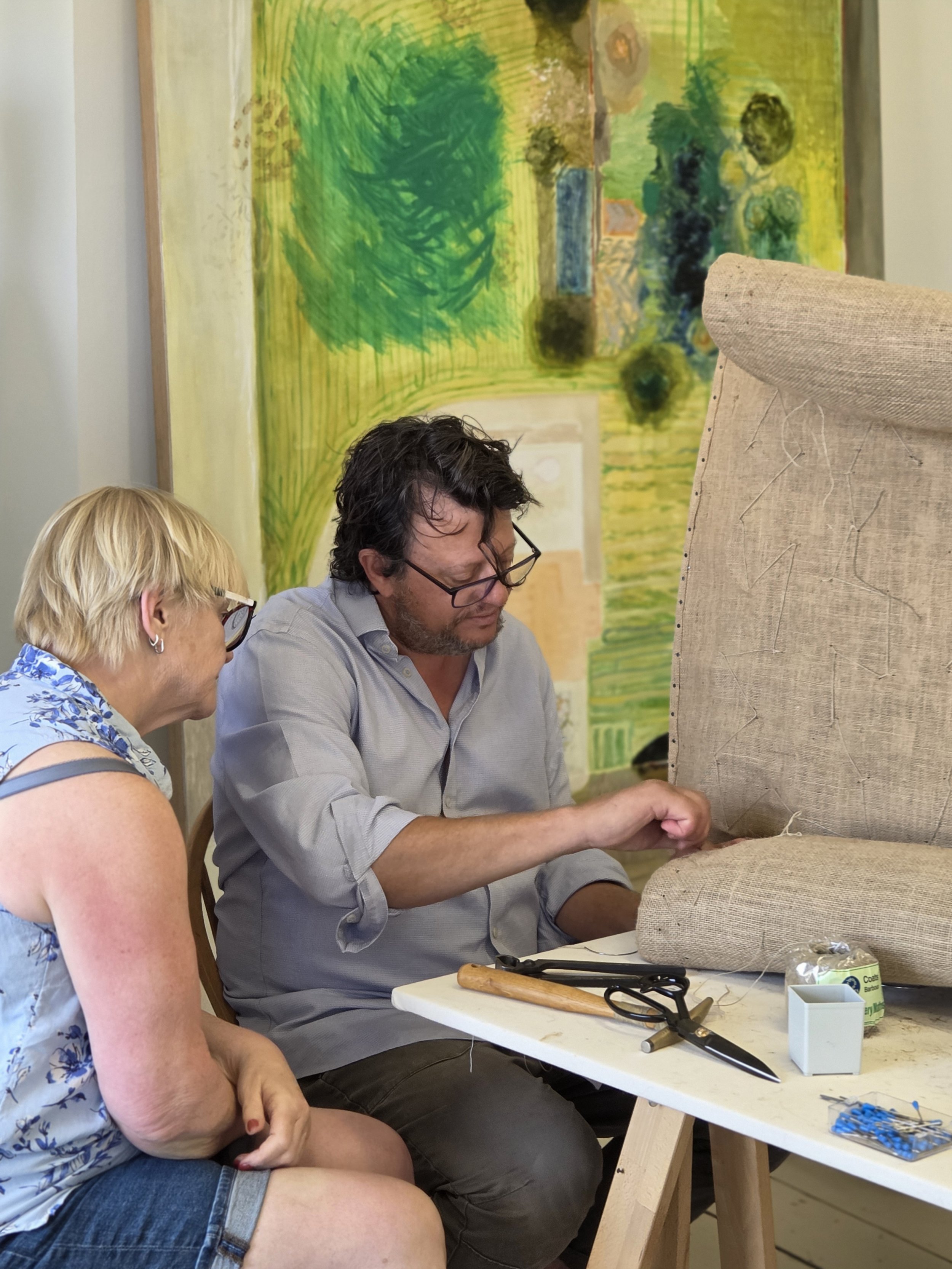 Upholstery tuition with Gareth Rees at GRAFT studios.jpg