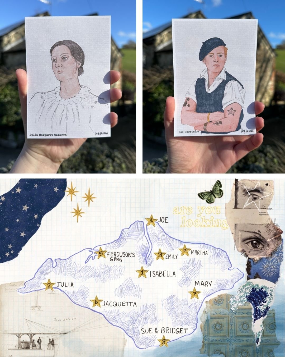 Island Women Wondering Why (2024)
Zine Artwork & Portraiture from my project uncovering true stories of women on the Isle of Wight