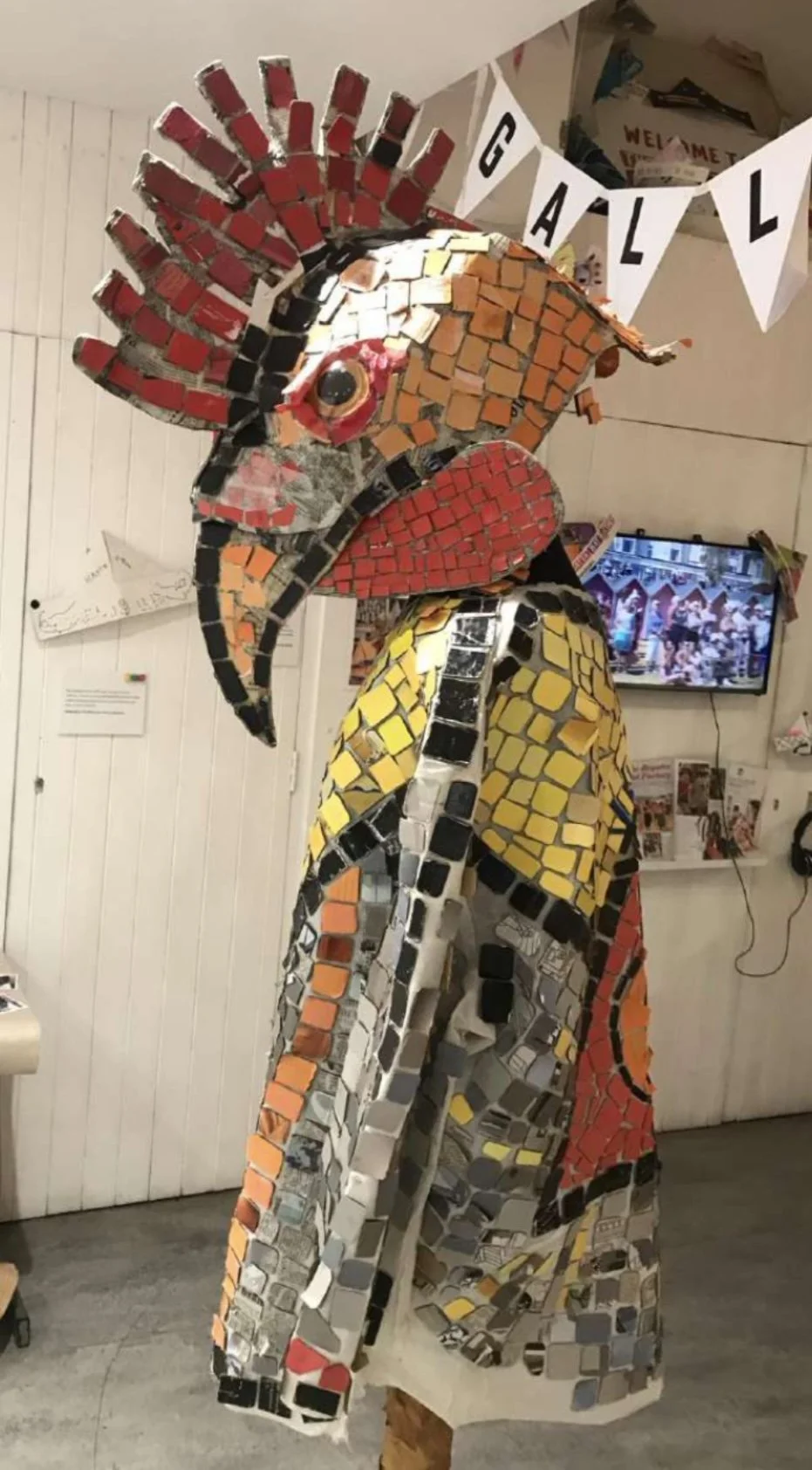 ‘GALLUS’ August 2024, Sandown Regatta Hats Parade, Sandown Carnival and Boojum and Snark in collaboration with Brading Roman Villa as a heritage connection project. 