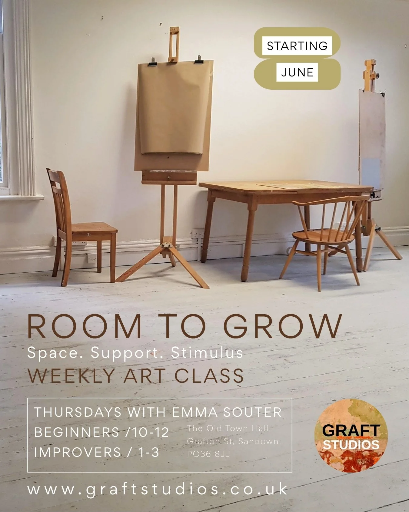 Improvers weekly art class at Graft studios Isle of wight.jpg