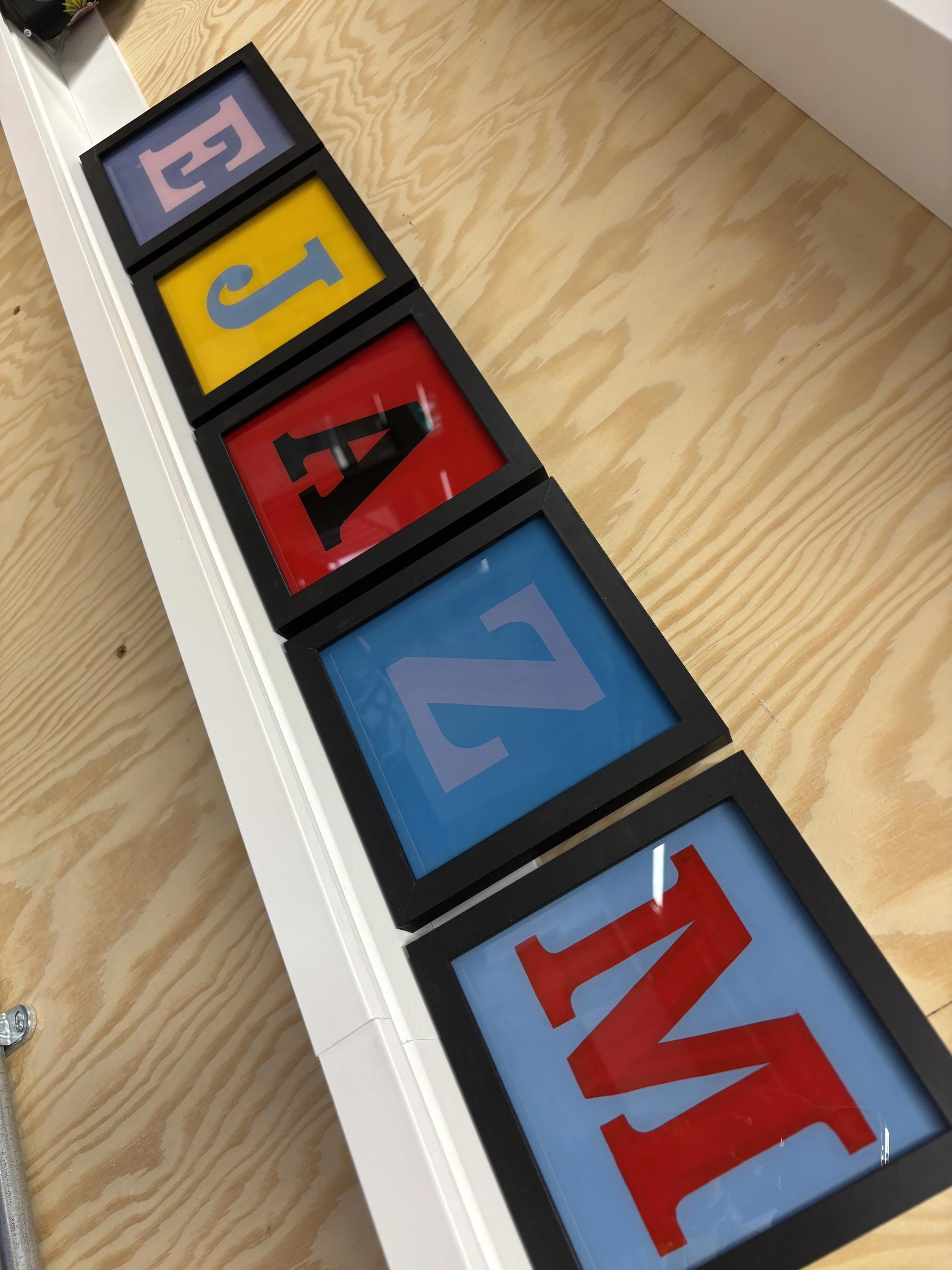 hand painted letters in frames.jpg