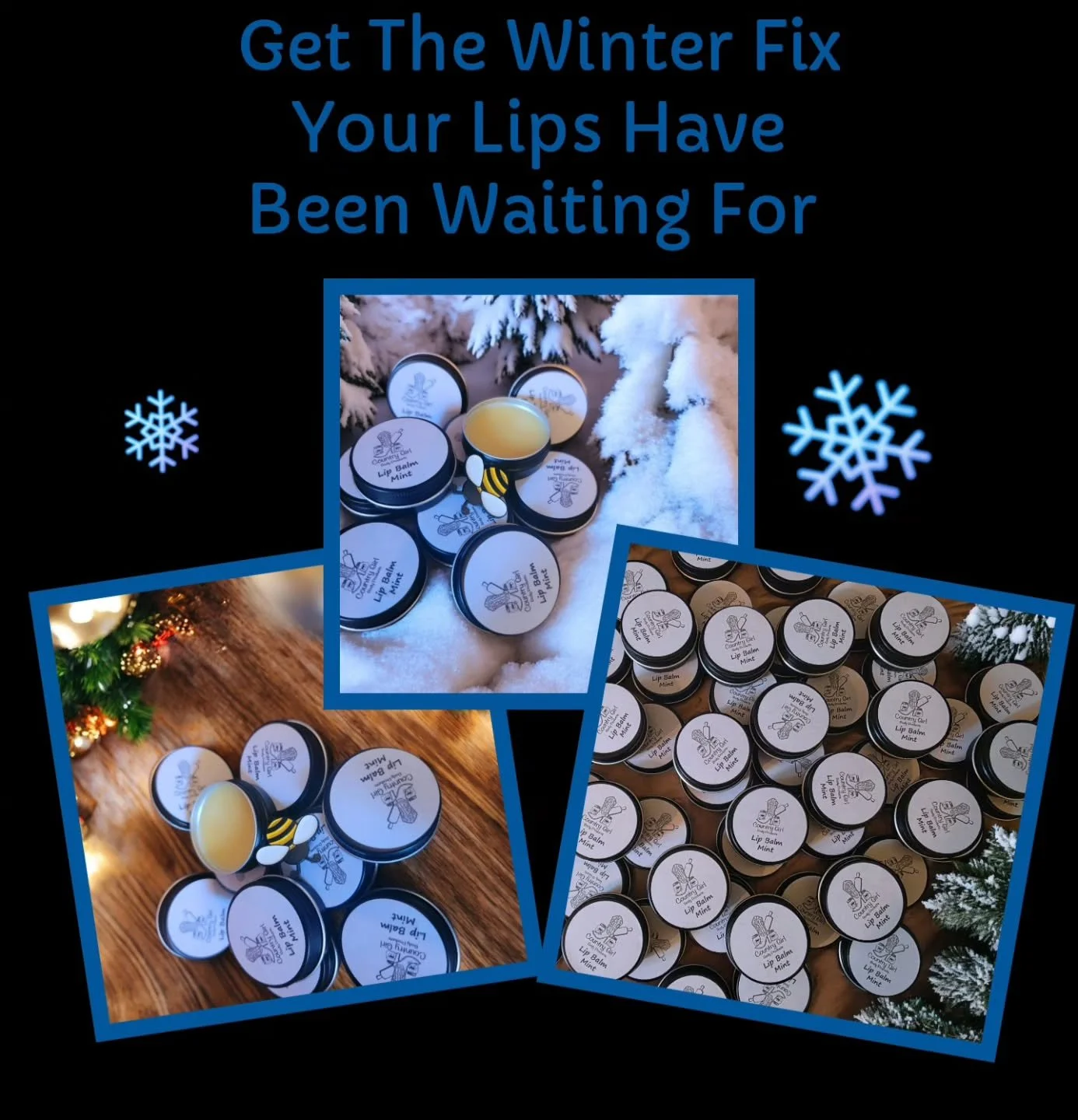 WINTER IS HARD ON YOUR LIPS ❄️💋

Cold winds&hellip; dry air&hellip; constant temperature changes.
No wonder lips feel cracked, tight, and sore this time of year.

Our Tallow &amp; Beeswax Lip Balm is the winter fix your lips have been waiting for.
?