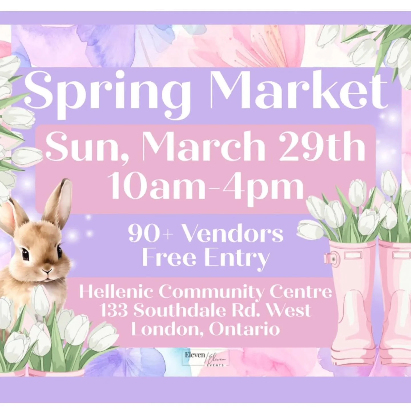 🌸 Spring Market Season is HERE &amp; we can&rsquo;t wait to see you! 🌸

London Ontario  friends, you can find Country Girl Body Products at TWO beautiful spring events this month:

🌷 Spring Market
📍 Hellenic Community Centre
133 Southdale Rd. Wes