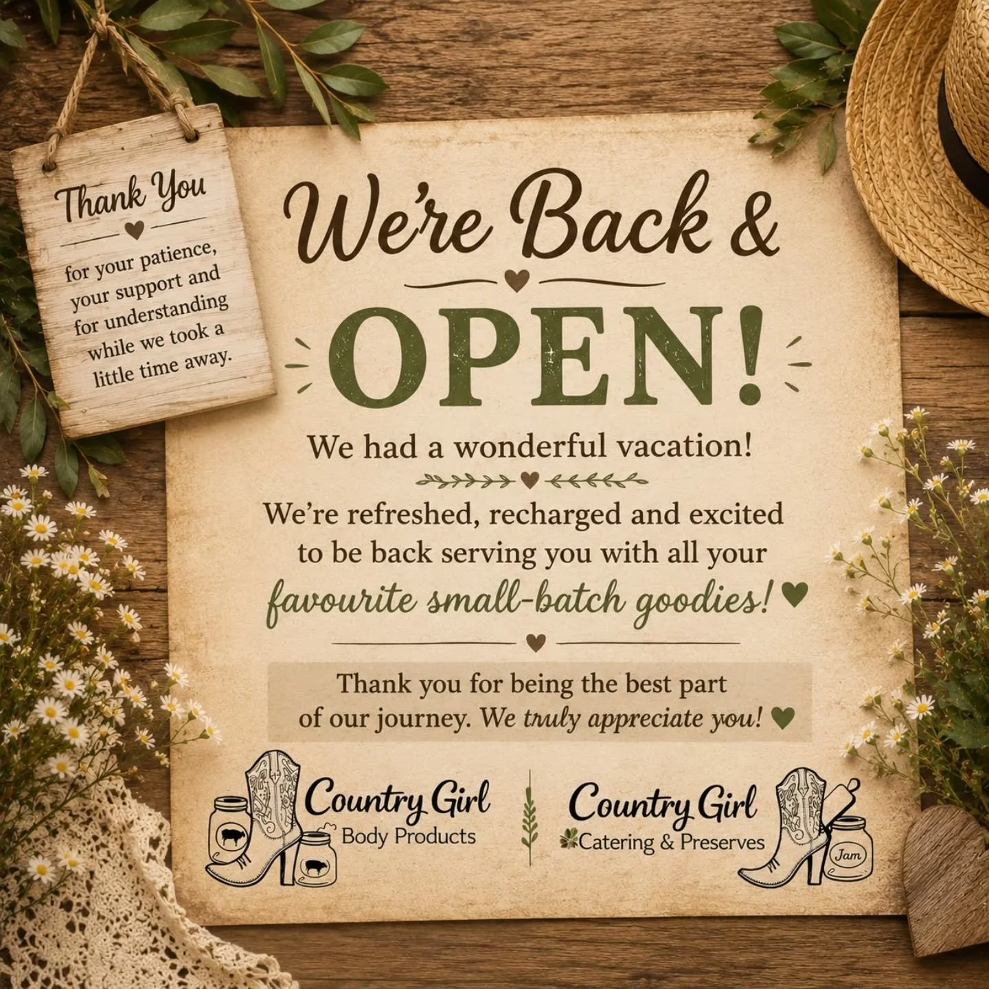 We are back!
Here's to new memories and an amazing season ahead.