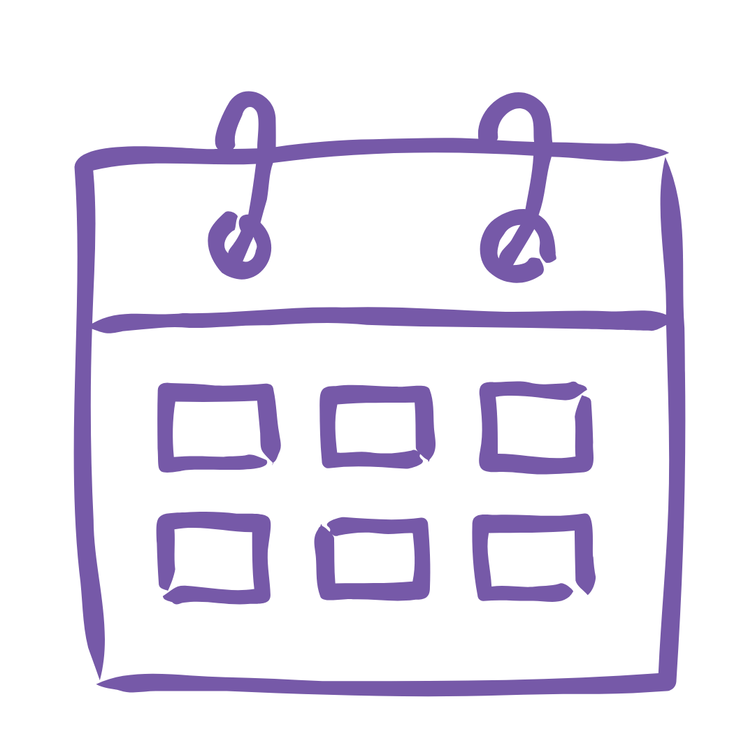 Icon of a small calendar page