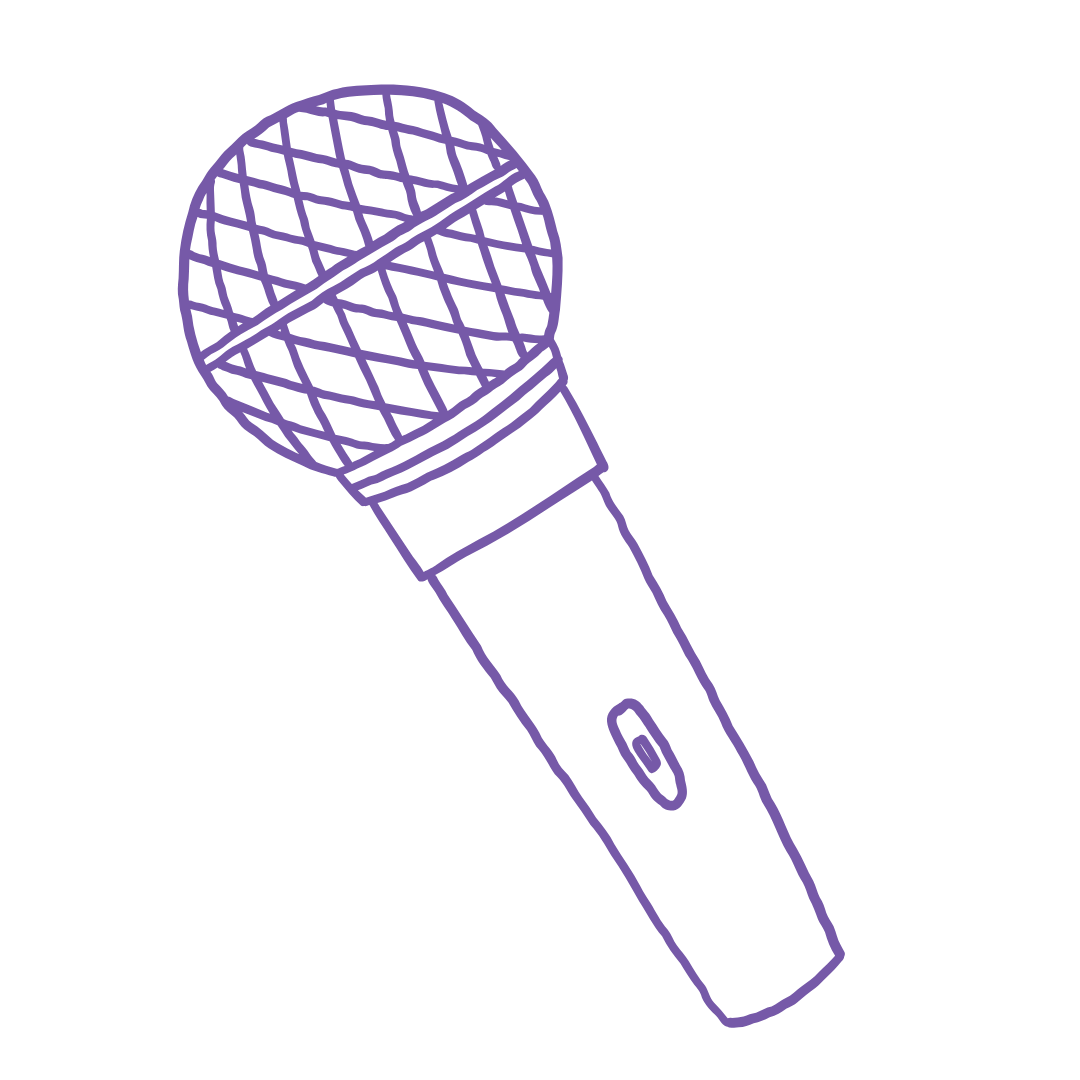 Icon of a microphone