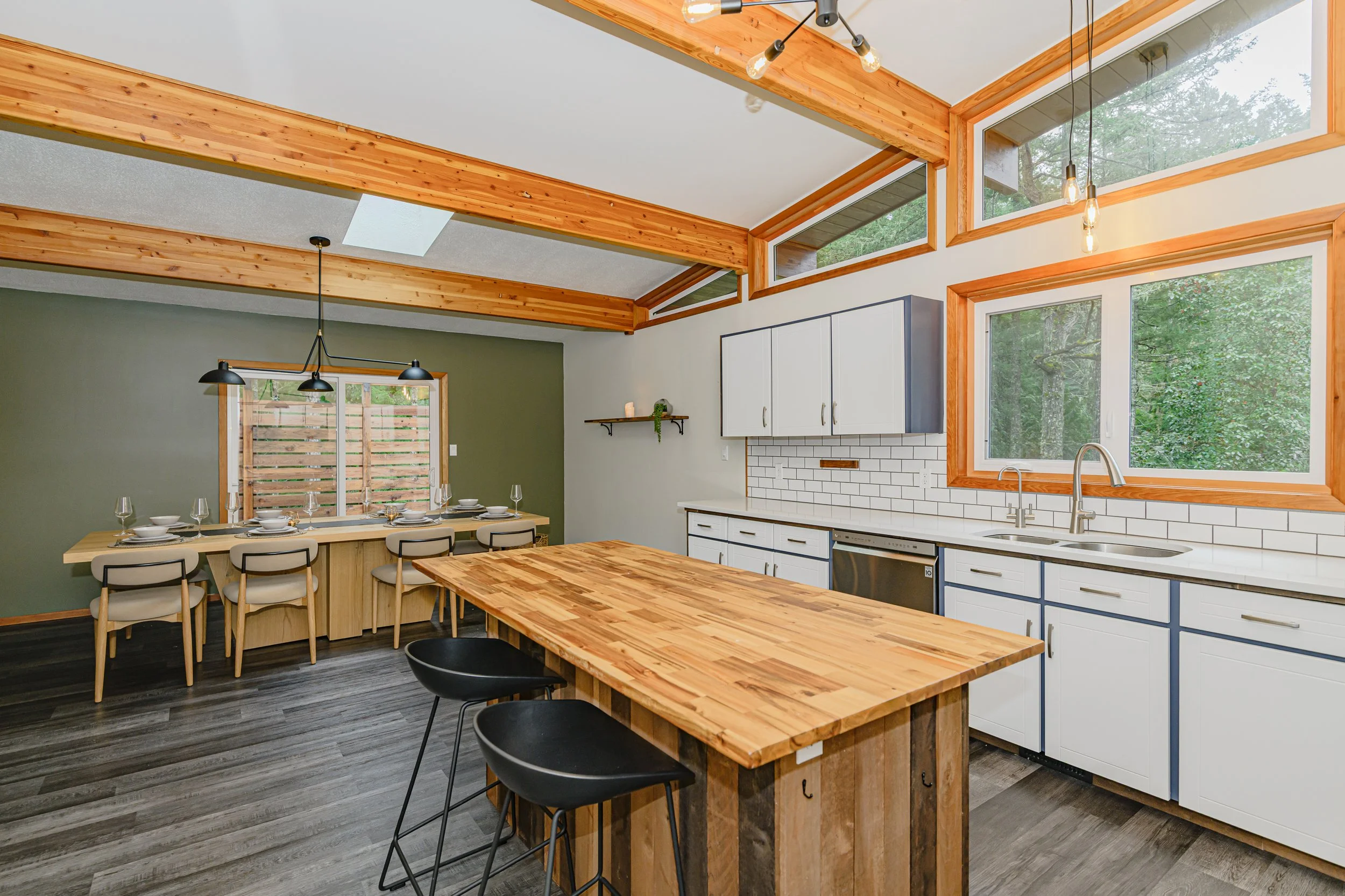 spacious kitchen at mindwell house