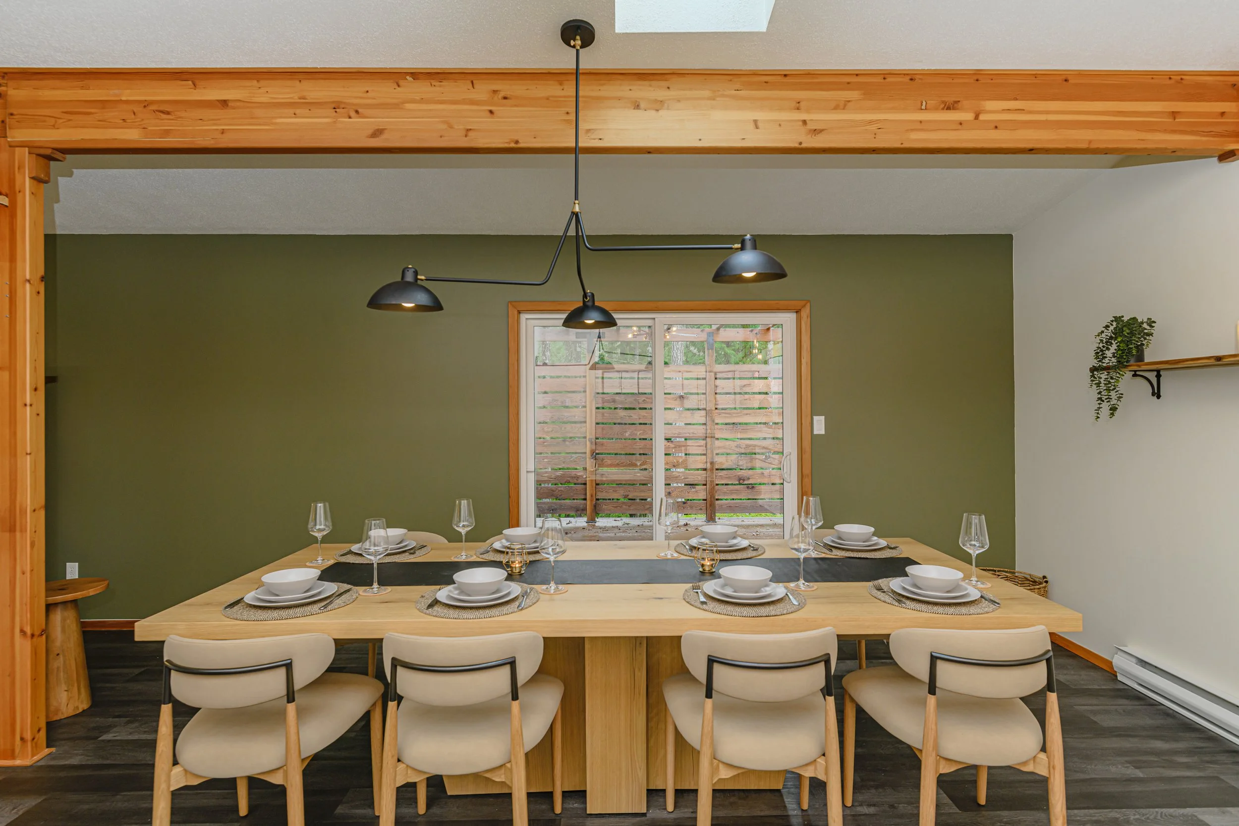 spacious dining area at mindwell house