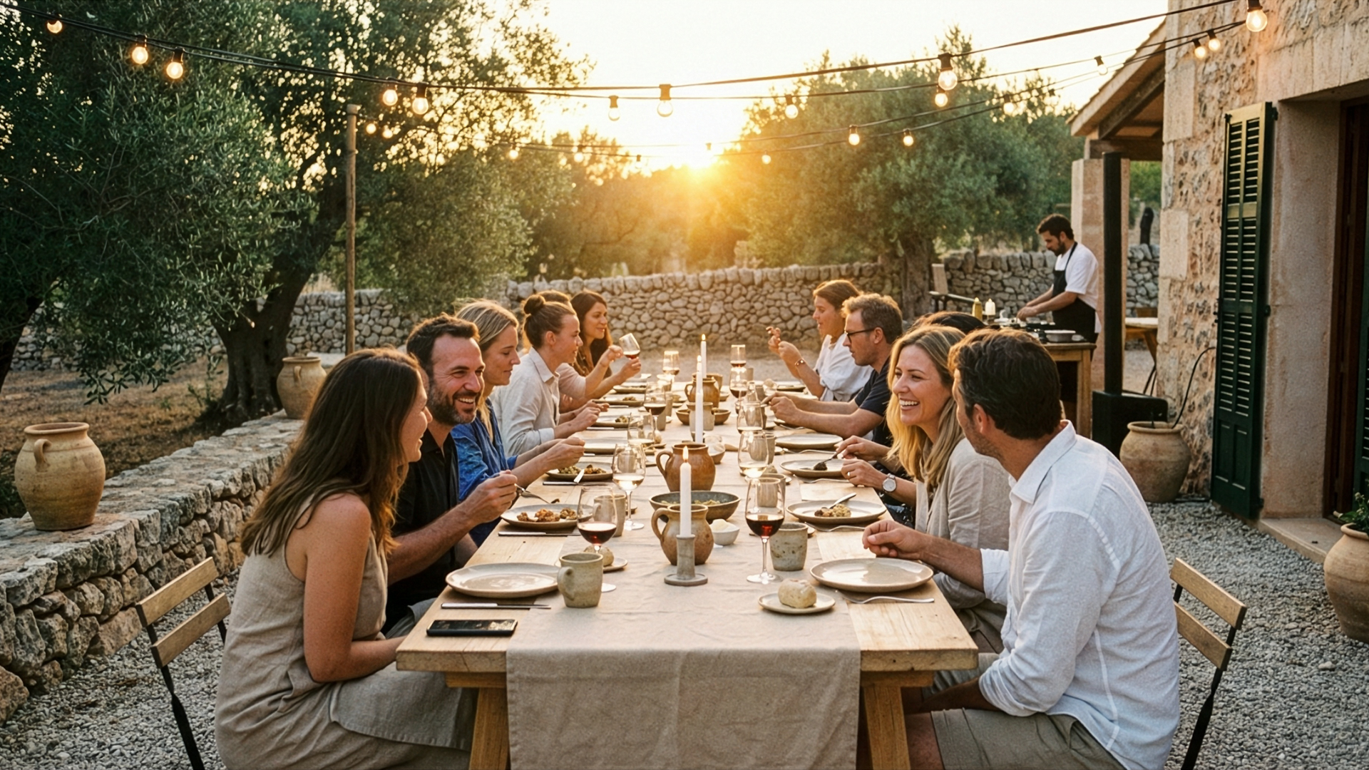 Private Dinner · Mediterranean Setting