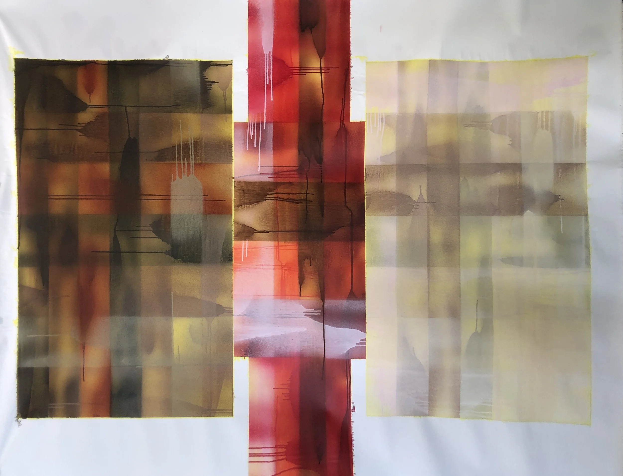 Fracas 2- acrylique sur toile - Mai 2025 - 165 x 210 cm