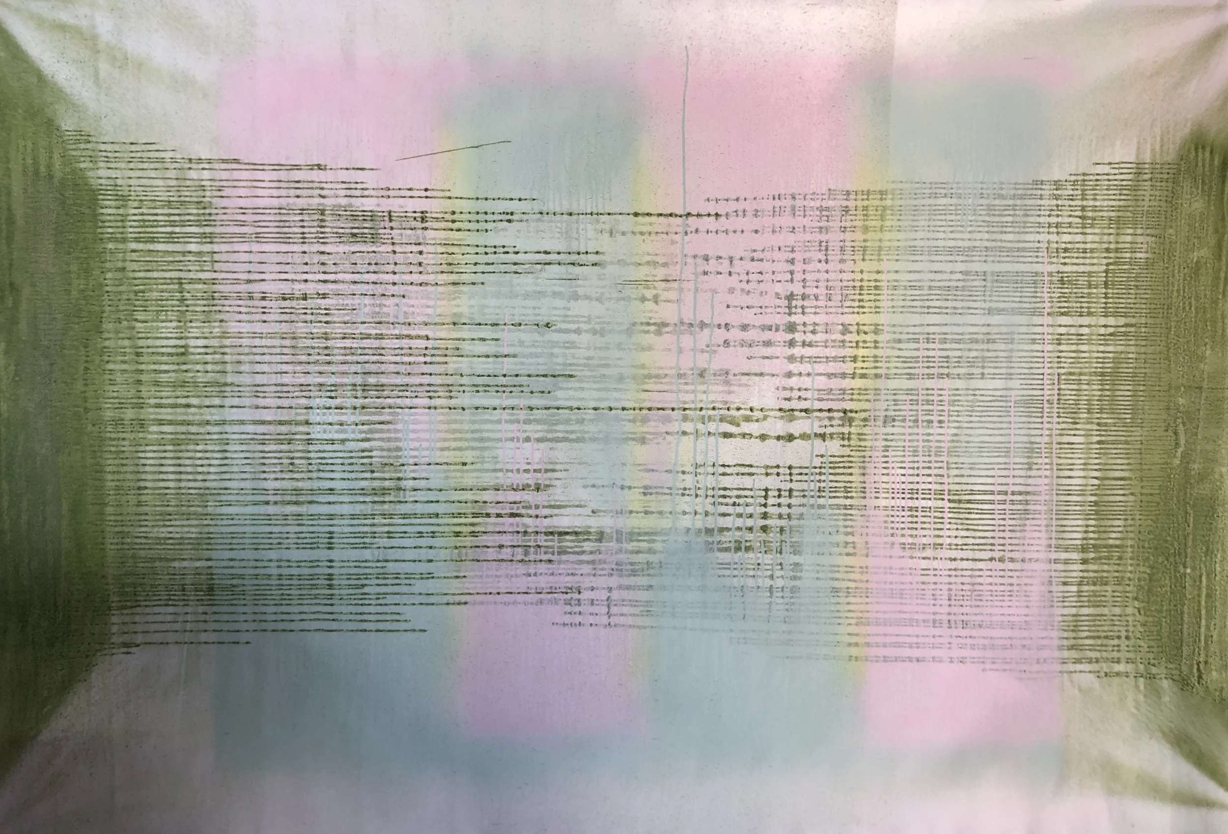 Champs 1 - acrylique sur toile - Mars 2025 -300 x 200 cm