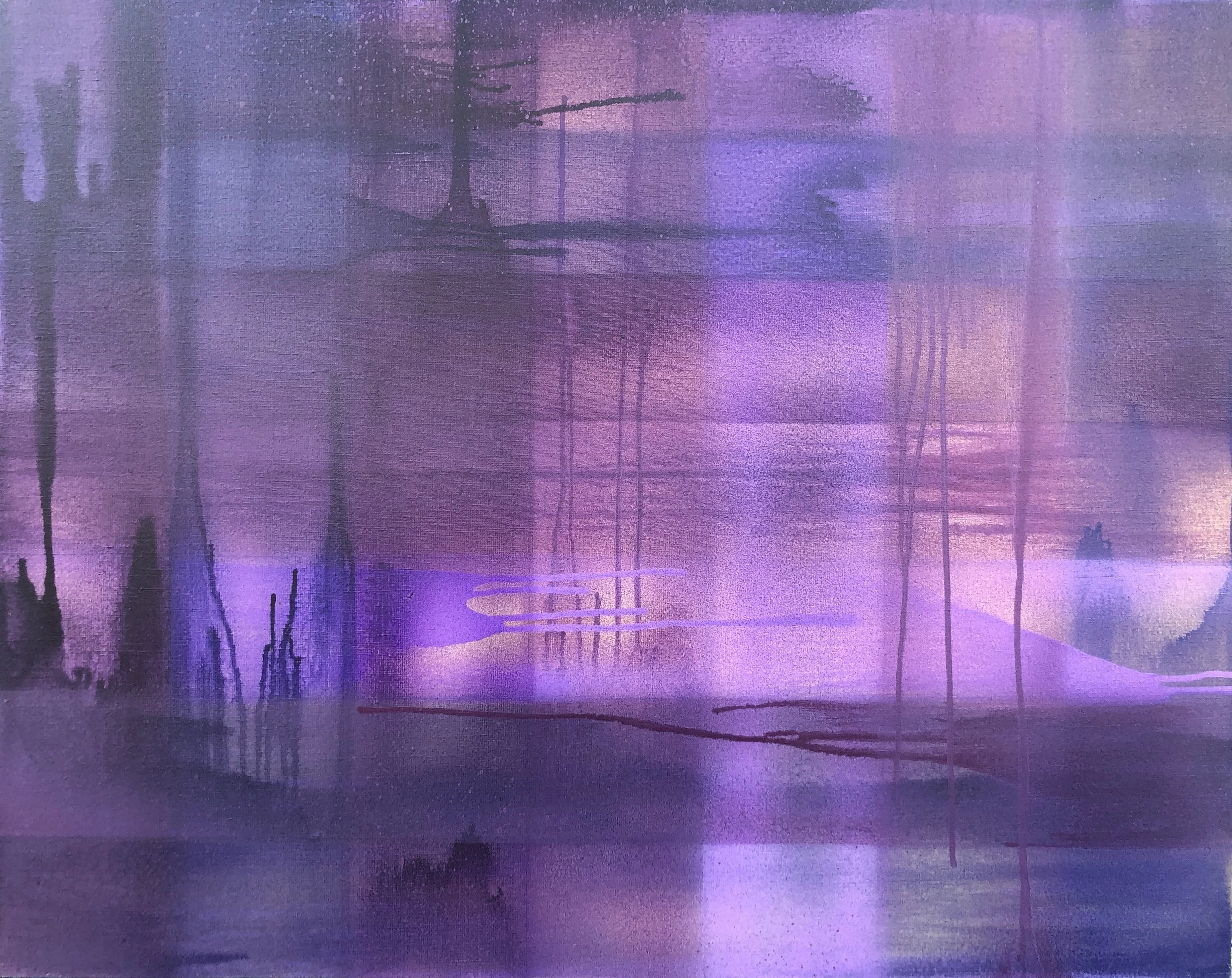 Fracas Mort - acrylique sur toile - Mai 2025 - 73 x 92 cm