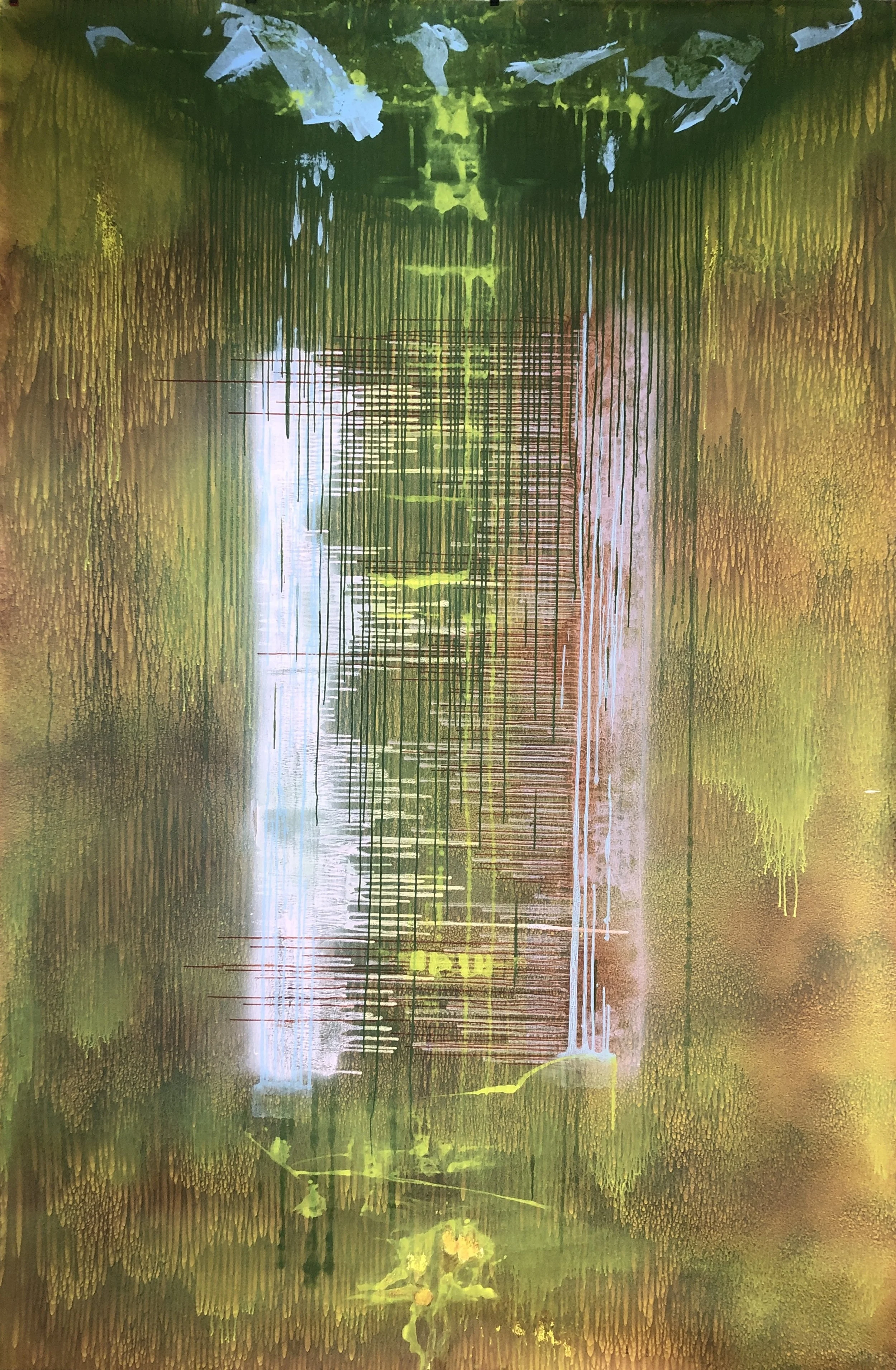 Champs 3 - acrylique sur toile - Mars 2025 -300 x 200 cm