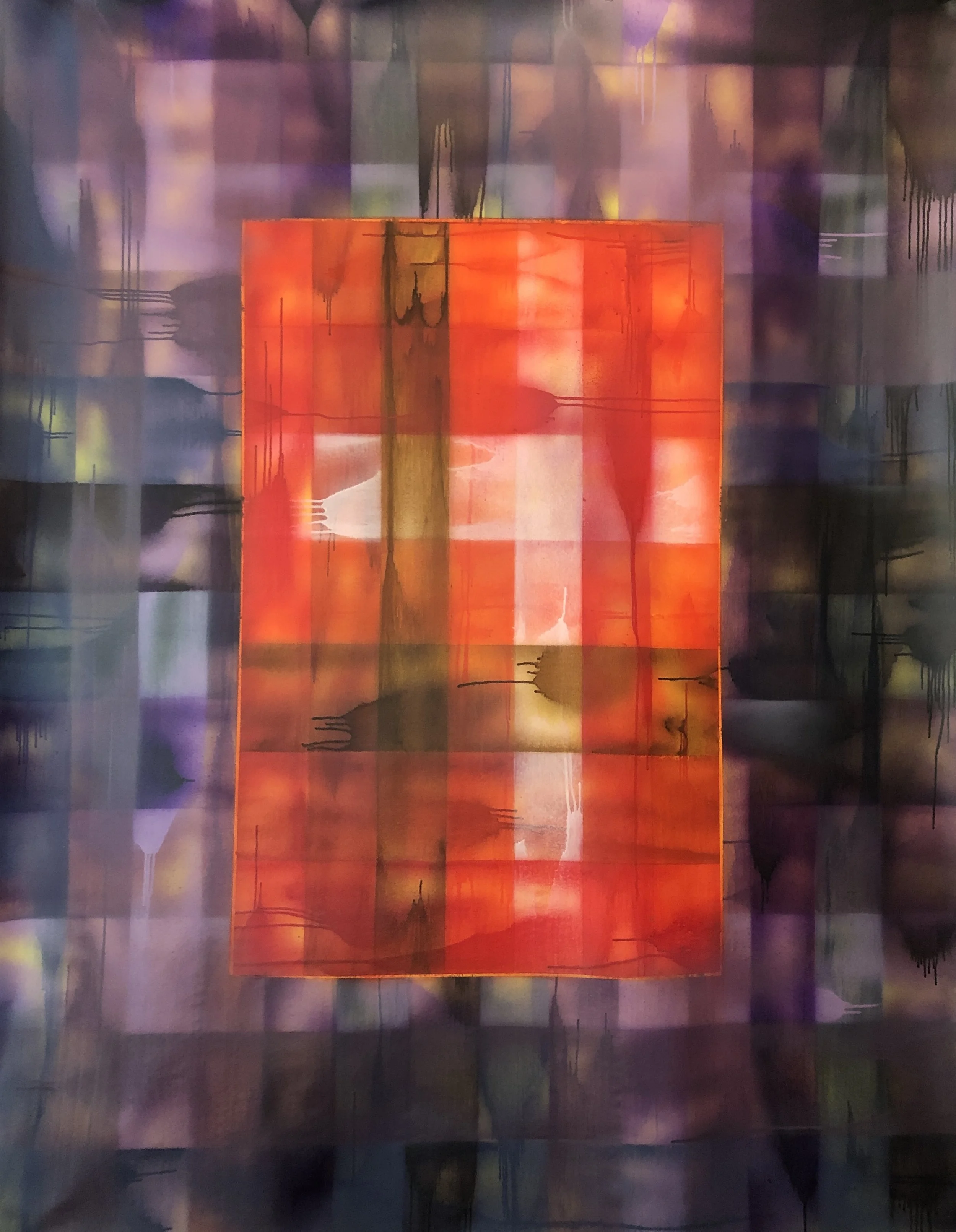 1 m2 de Vie- acrylique sur toile - Mai 2025 - 200 x 155 cm