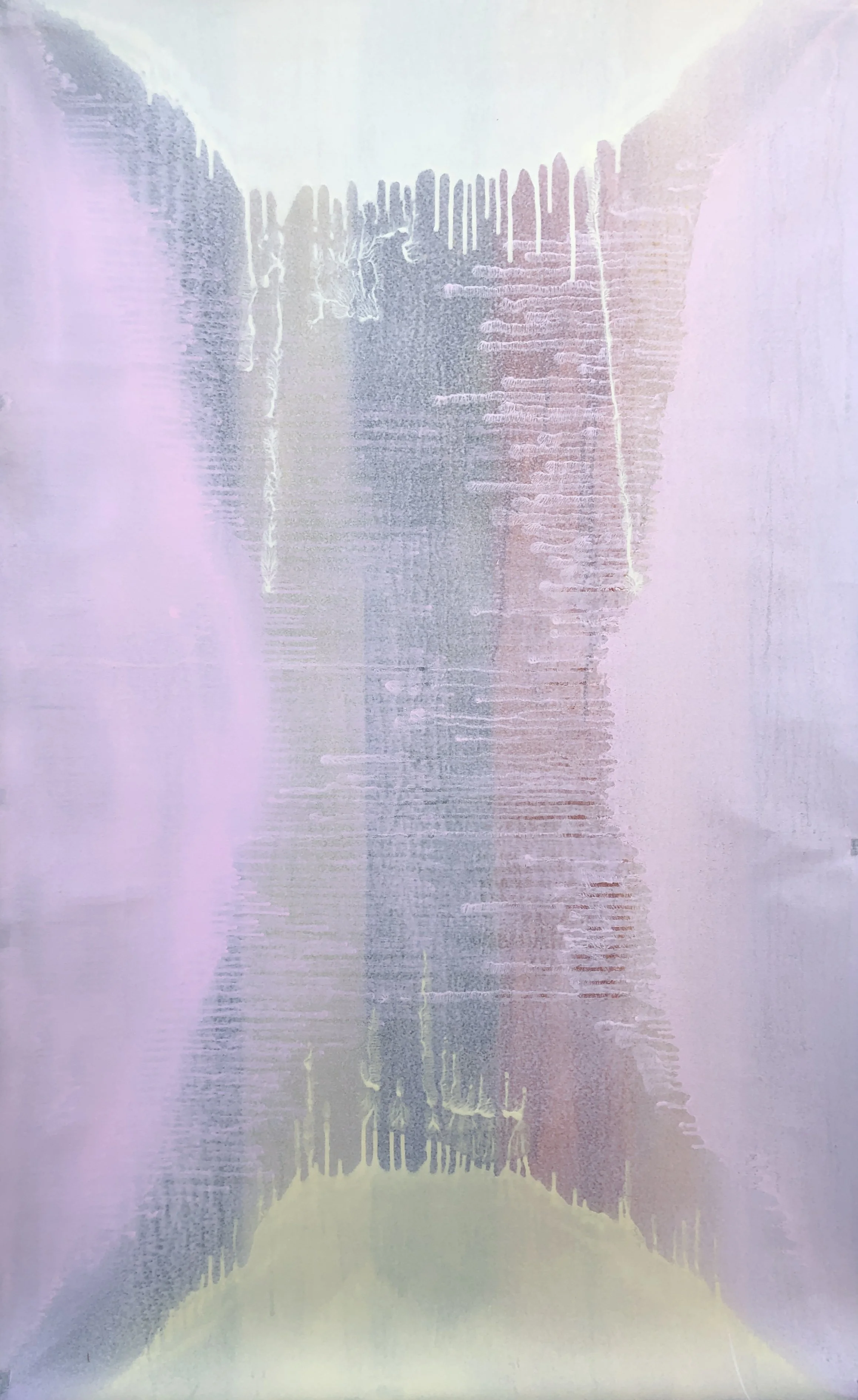 Drap Peaux 1 - acrylique sur toile - Mai 2025 - 162 x 97 cm