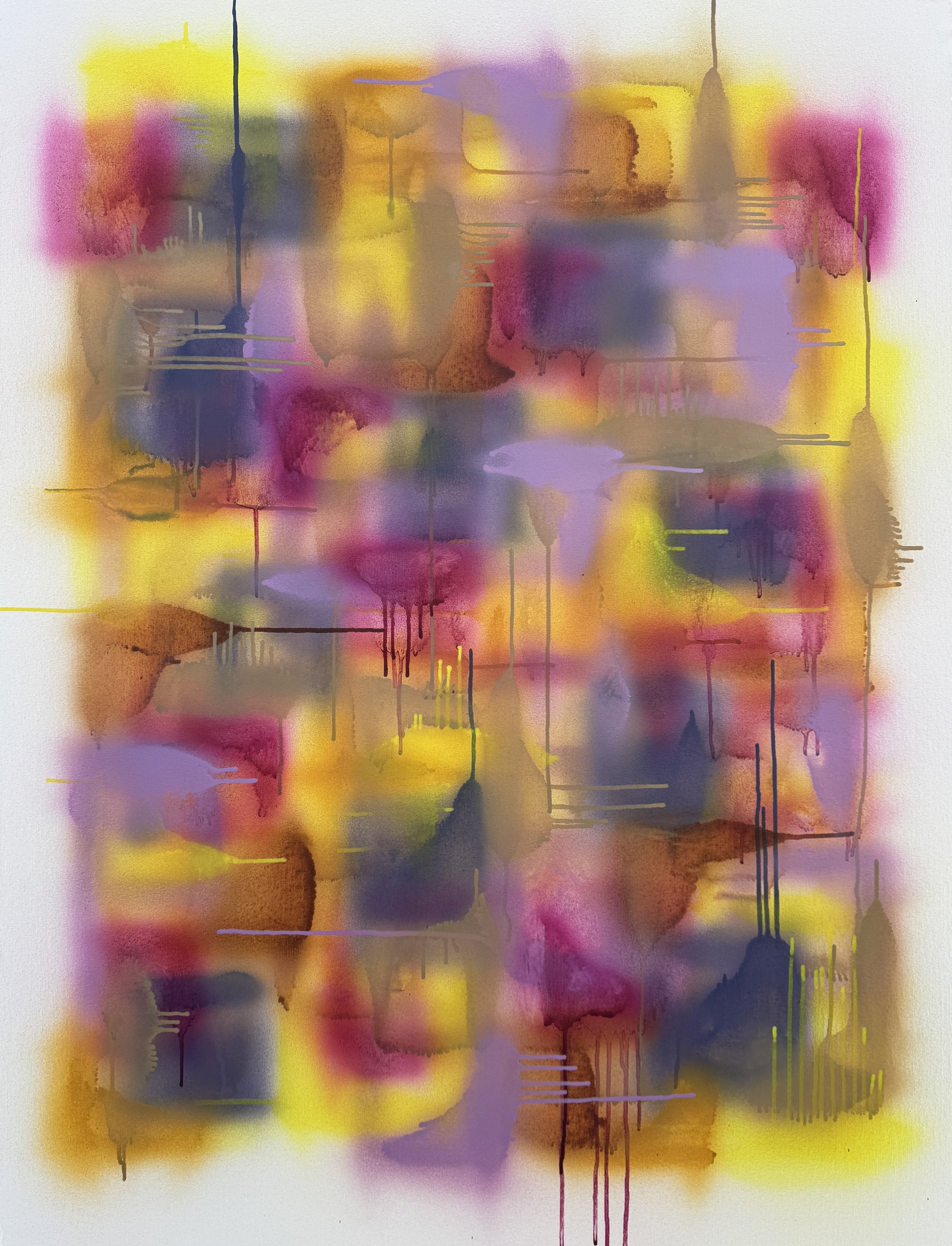 Abstraction 1- acrylique sur toile - Février 2026 - 116 x 89 cm